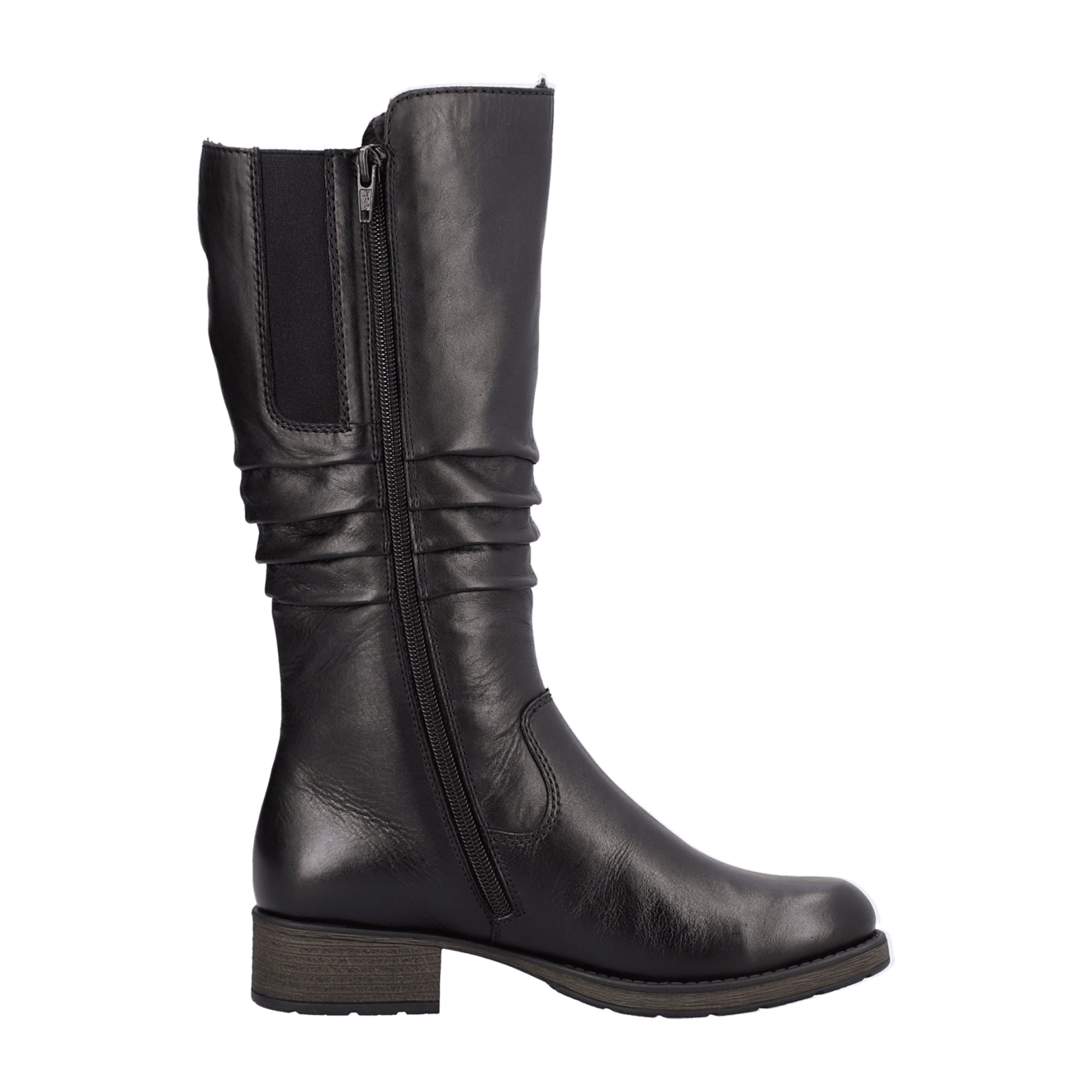 Rieker Black Women's Boots Z9563-00 Narrow to Normal Fit for Fall Winter