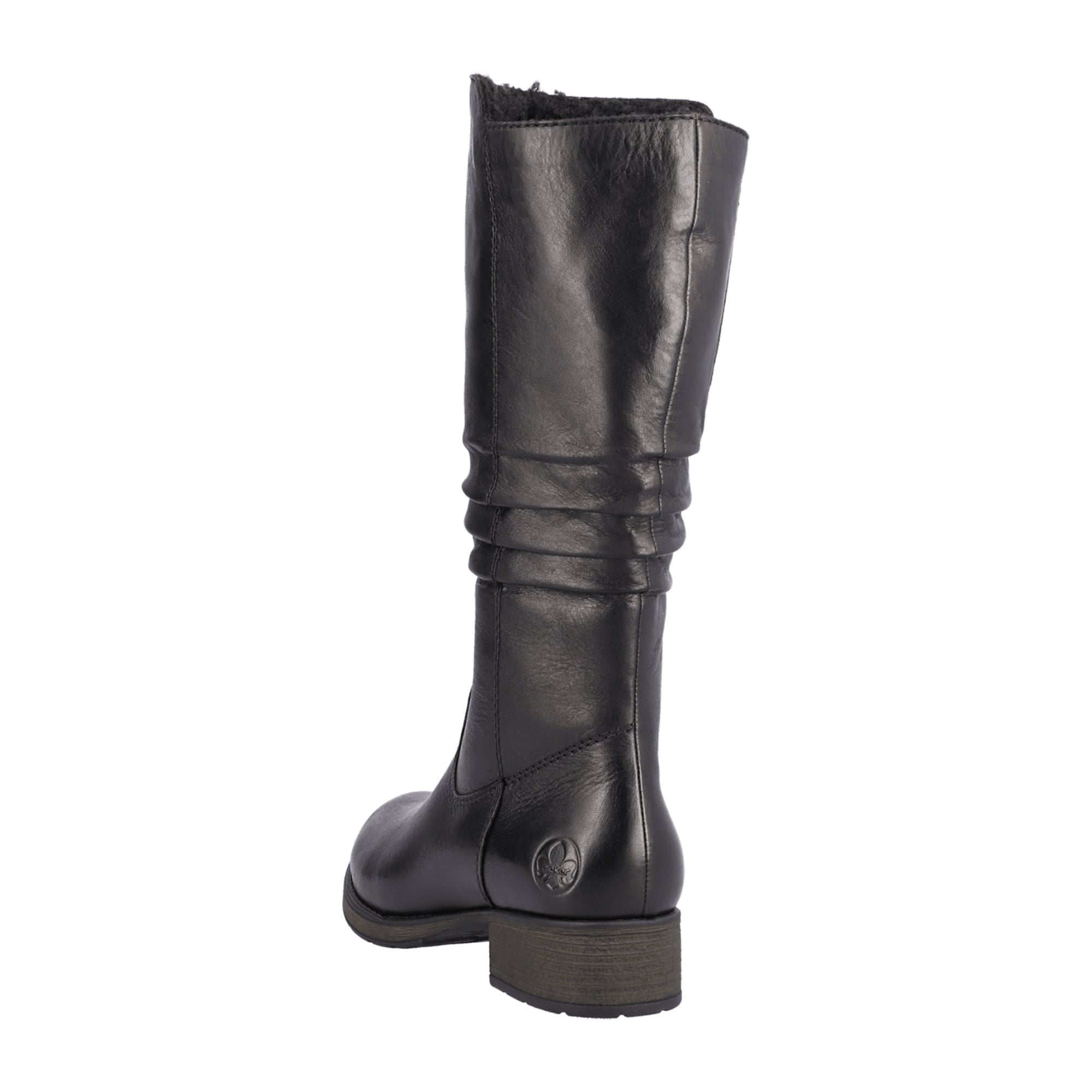 Rieker Black Women's Boots Z9563-00 Narrow to Normal Fit for Fall Winter
