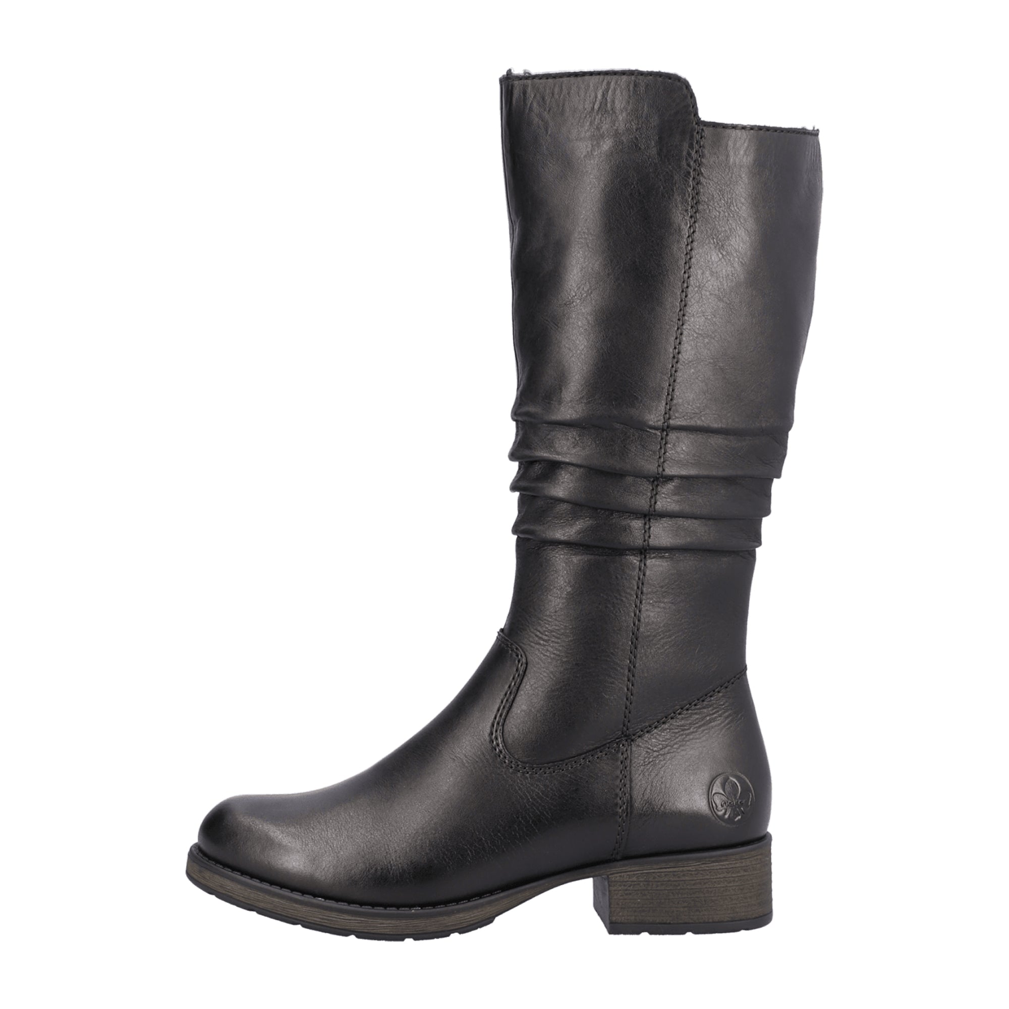 Rieker Black Women's Boots Z9563-00 Narrow to Normal Fit for Fall Winter