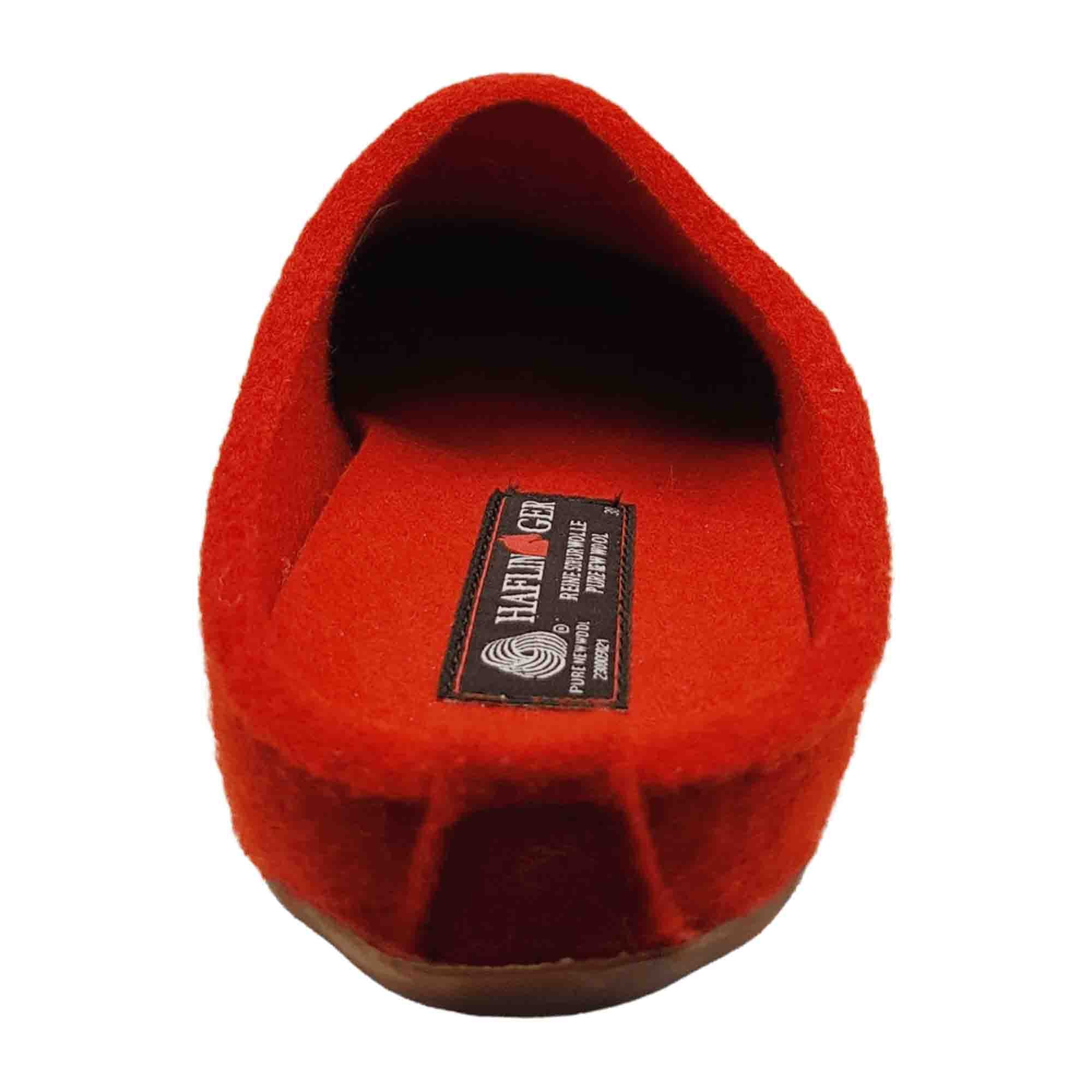 Haflinger Everest Raya Women's Slippers, Vibrant Orange - Comfortable & Durable