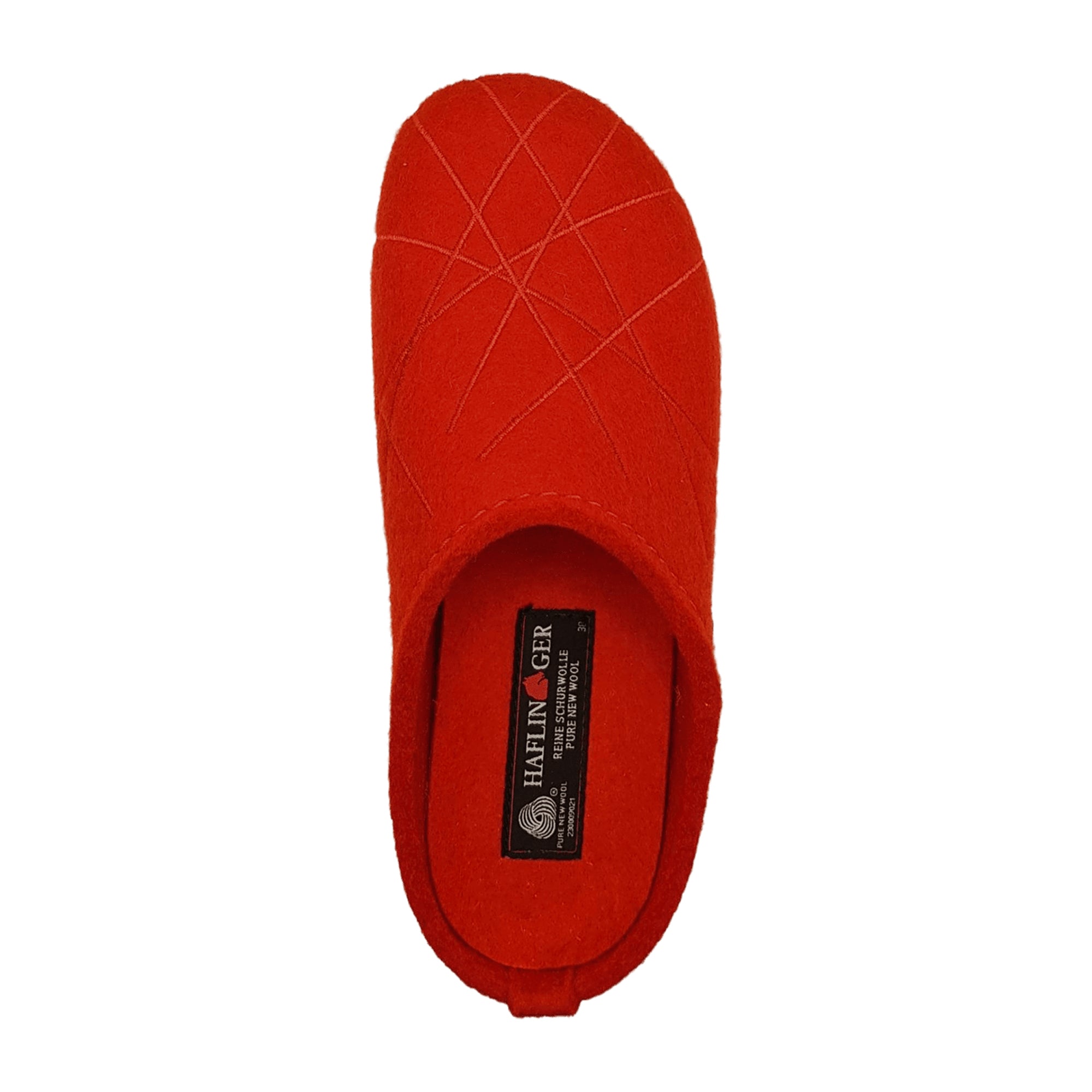 Haflinger Everest Raya Women's Slippers, Vibrant Orange - Comfortable & Durable