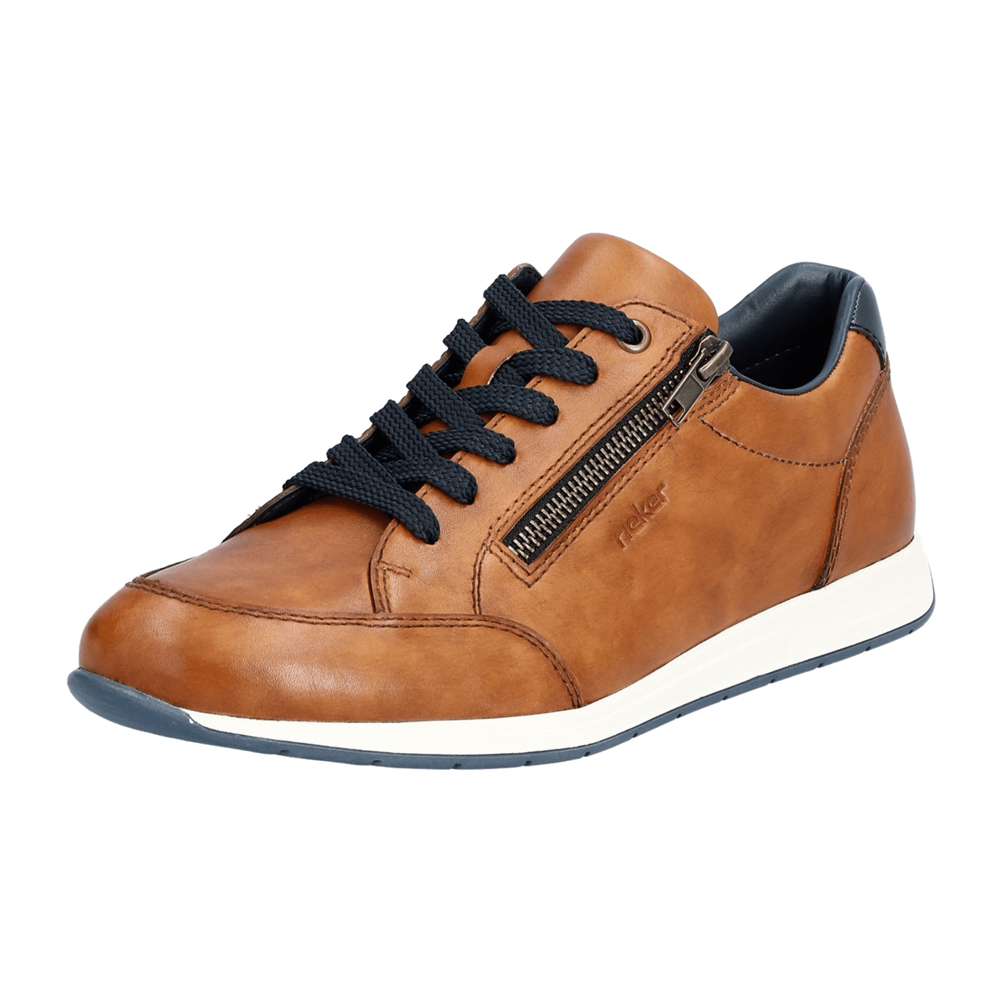 Rieker Men's Brown Leather Casual Shoes Comfortable and Stylish
