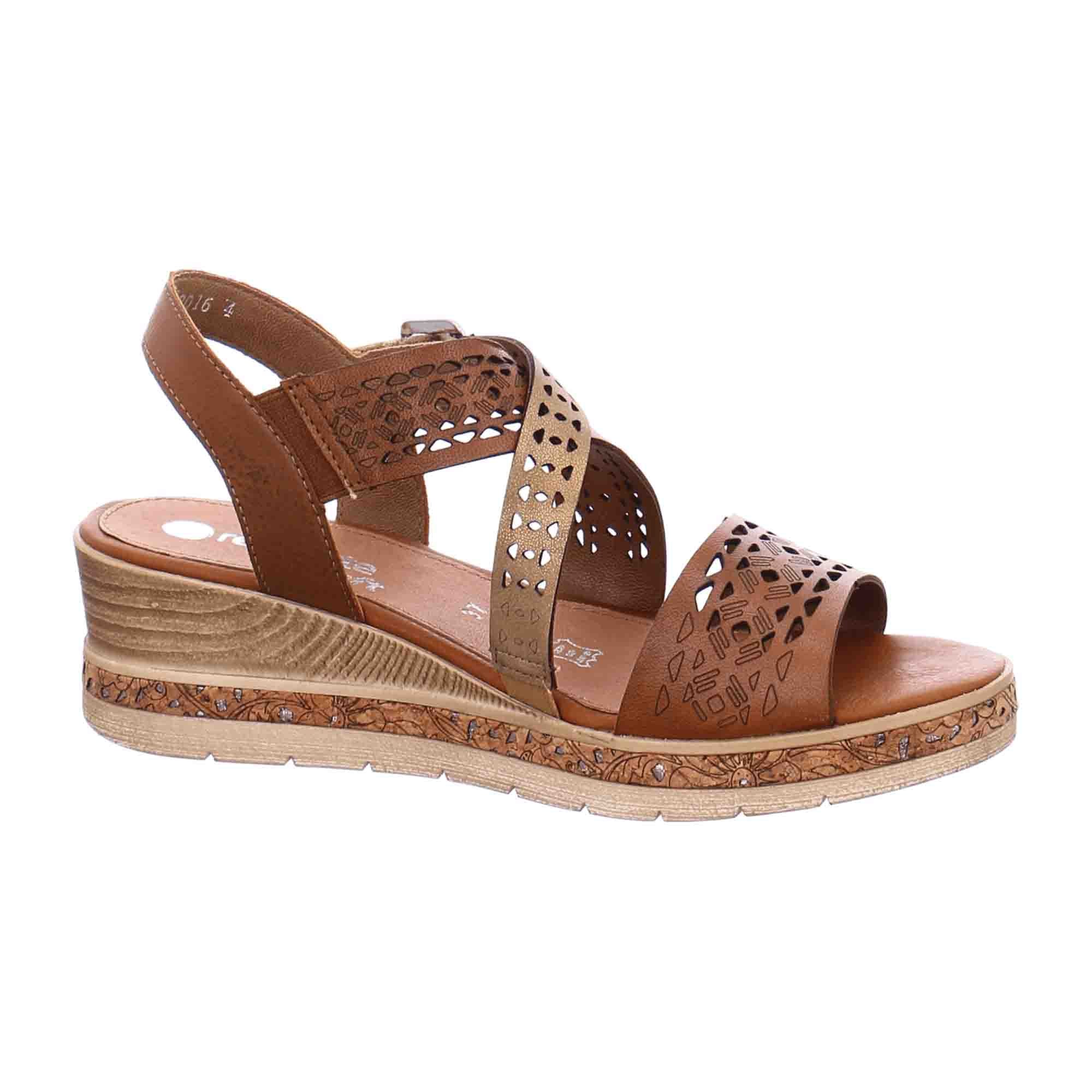 Remonte D306924 Women's Sandals Leather Upper Wedge Heel Comfortable Fit