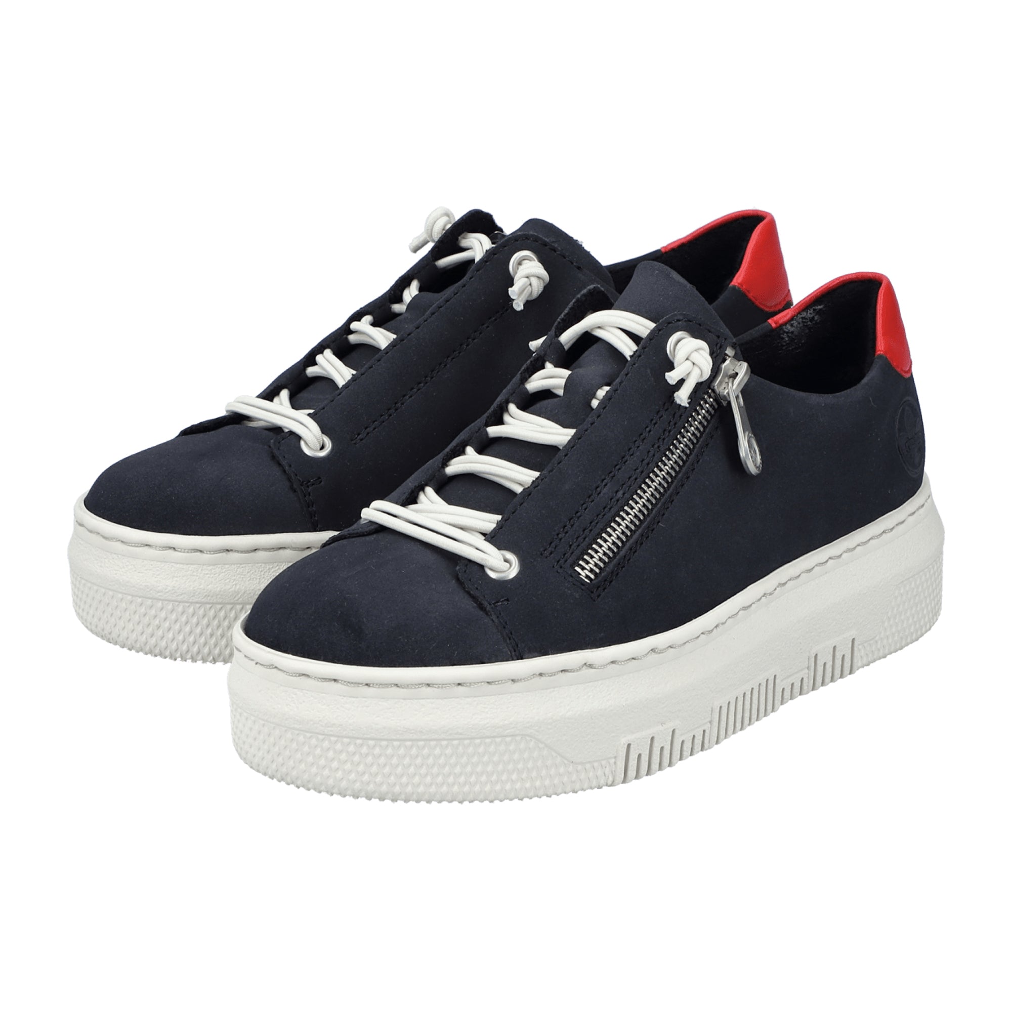 Rieker M1911-14 Women's Blue Shoes Synthetic Leather Comfortable Casual Style - Bartel-Shop