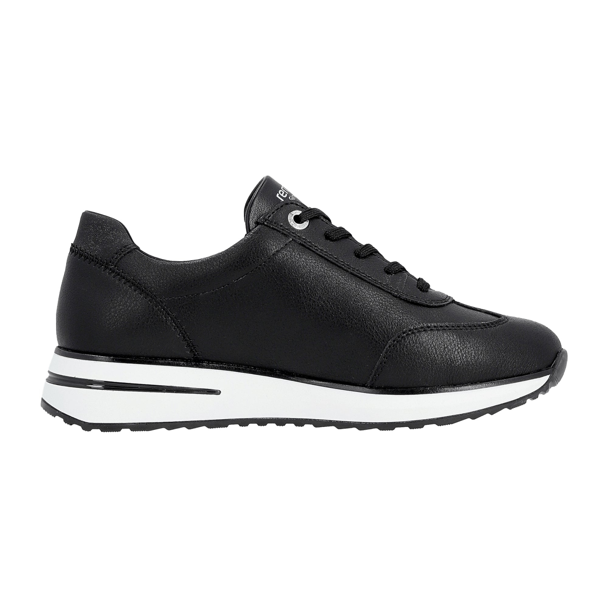 Remonte Women's Black Casual Shoes, Narrow to Normal Fit, Flat Heel