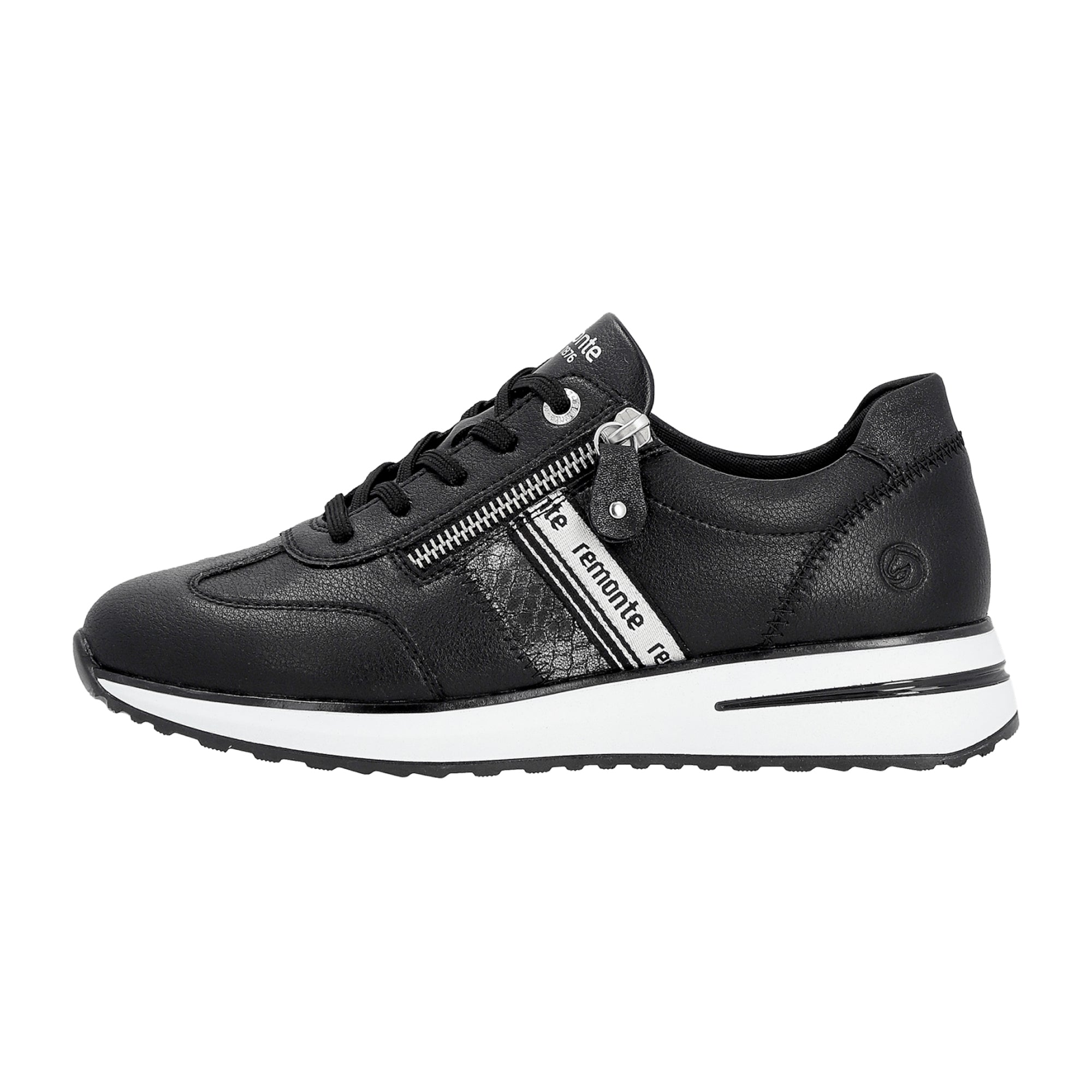Remonte Women's Black Casual Shoes, Narrow to Normal Fit, Flat Heel - Bartel-Shop