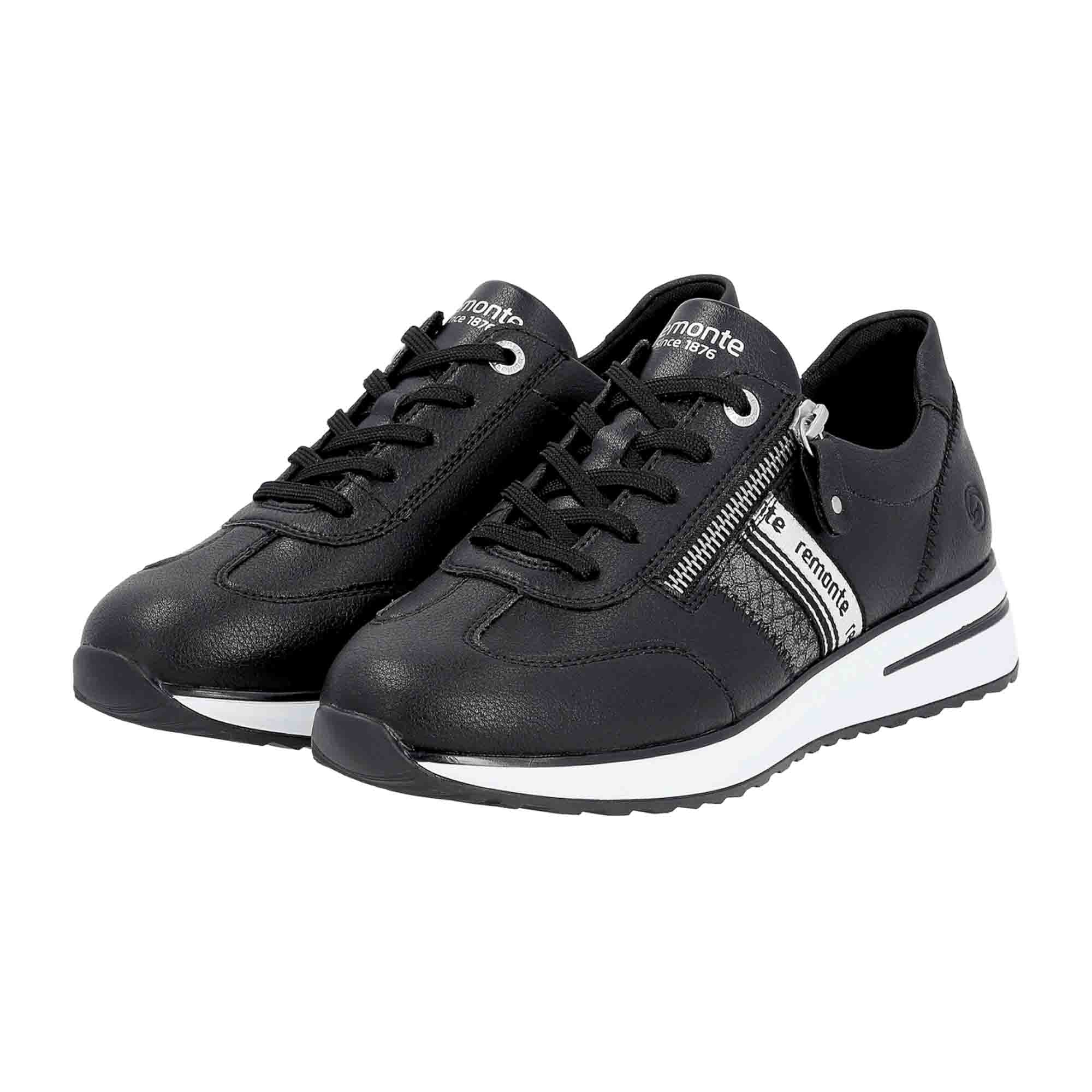 Remonte Women's Black Casual Shoes, Narrow to Normal Fit, Flat Heel - Bartel-Shop