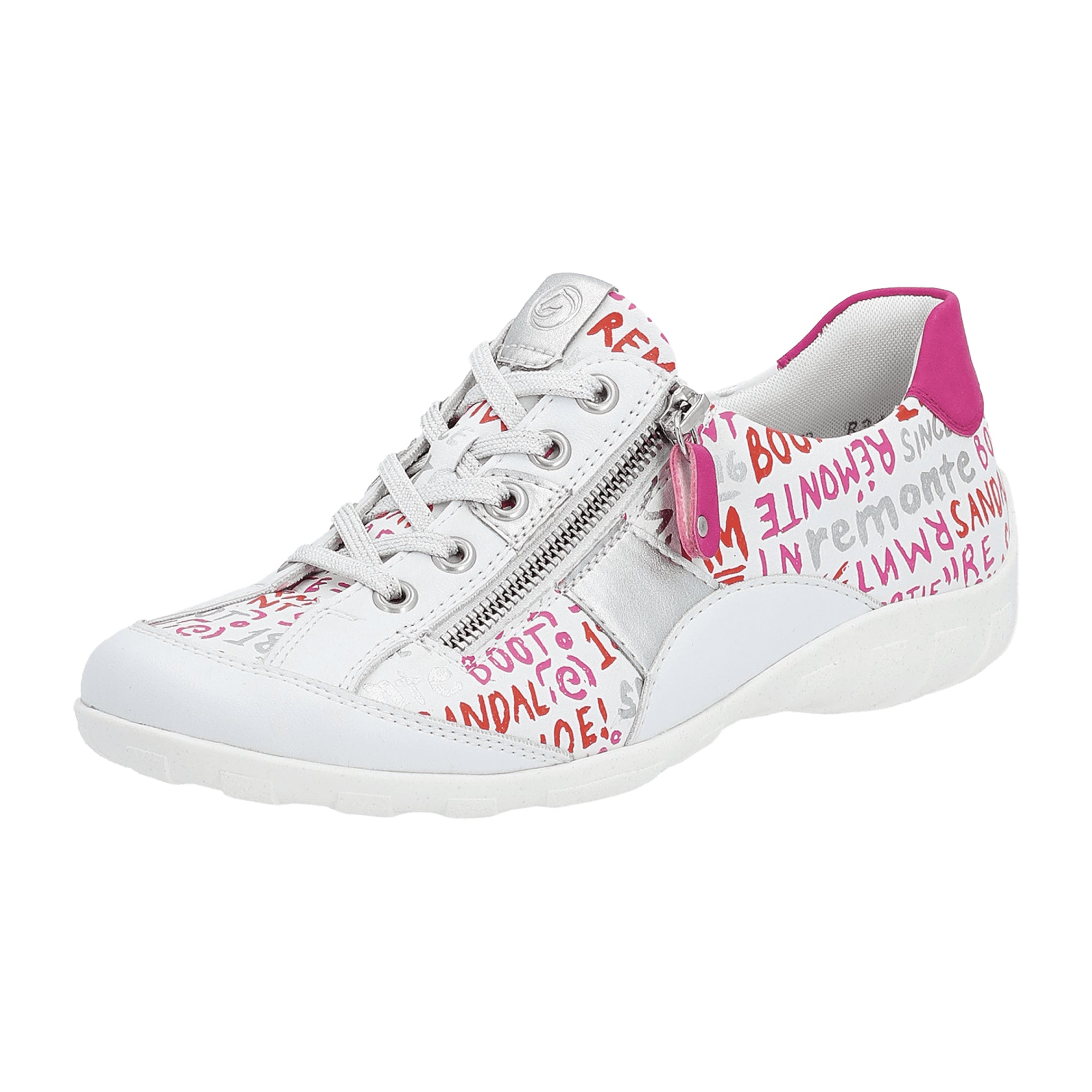 Remonte Women's White Casual Leather Shoes