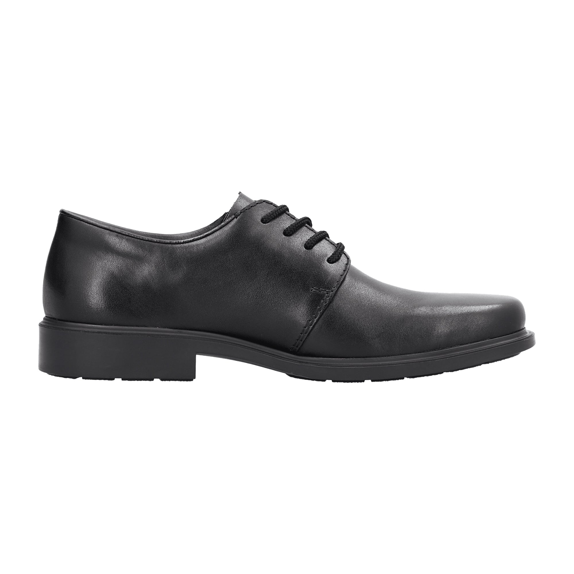 Rieker Men's Black Leather Shoes B000100 B00 Wide Fit Comfortable Sole