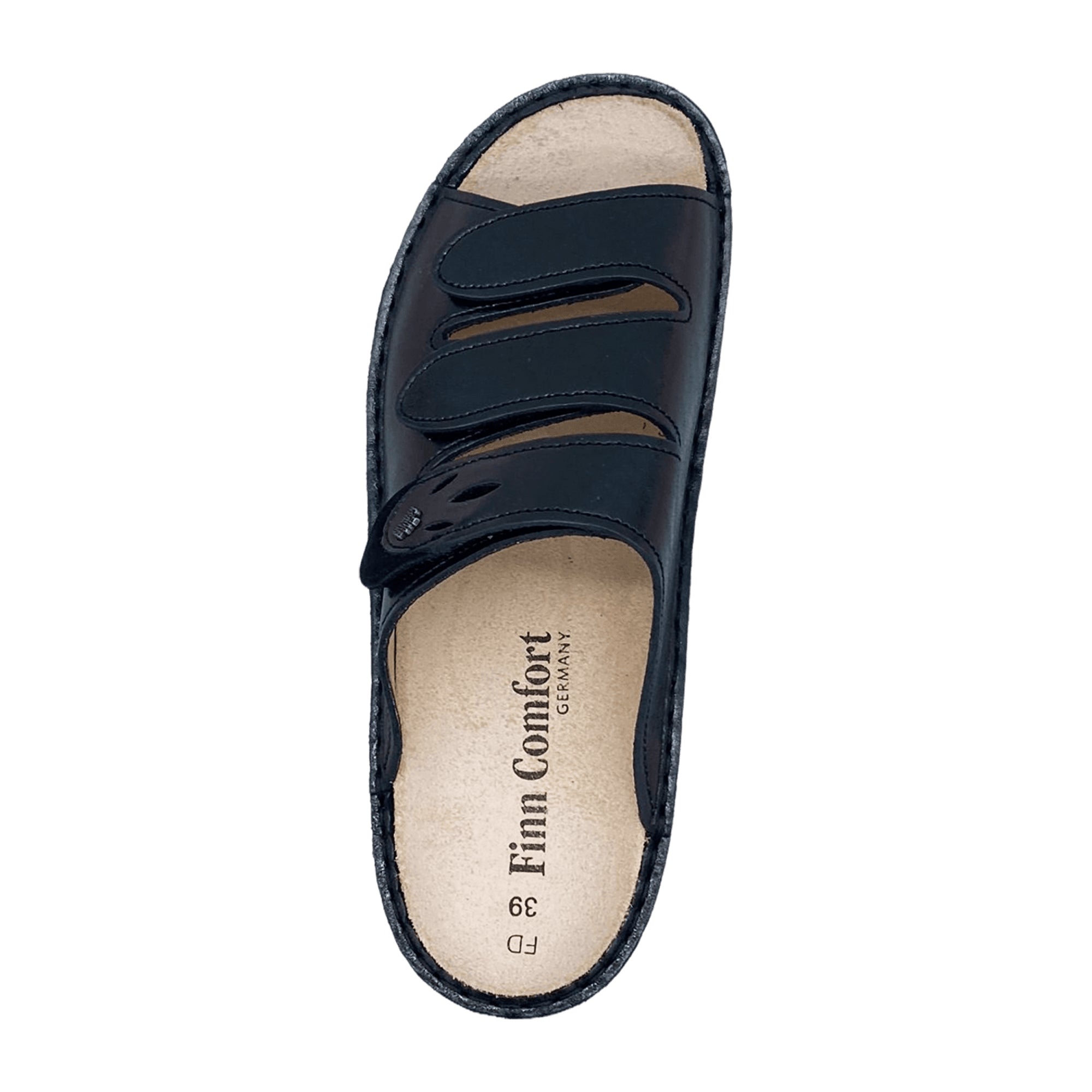 Finn Comfort Kos Black Sandals for Women - Stylish & Comfortable