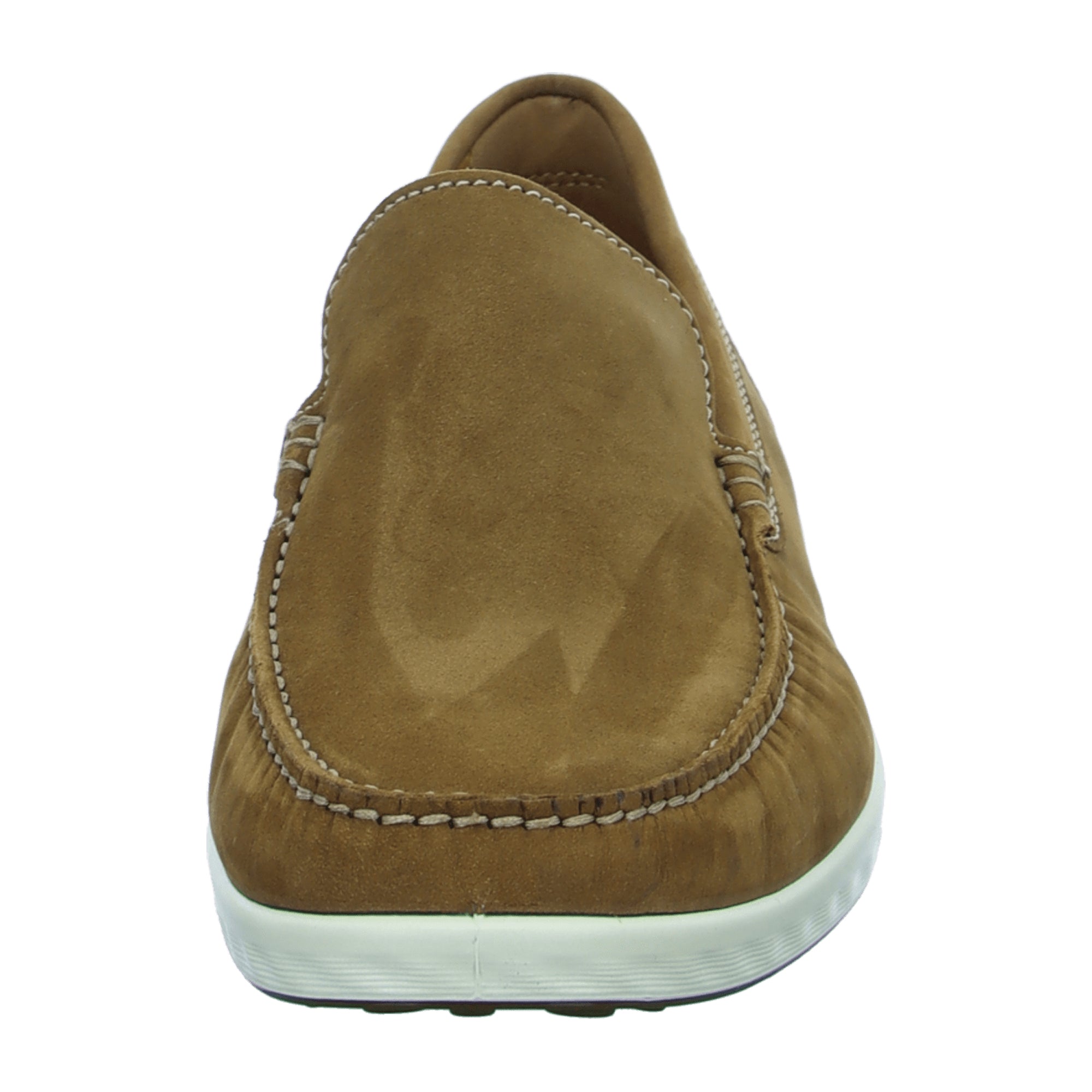 Ecco S Lite Moc Men's Slip-On Loafers, Brown Camel Nubuck, Durable & Stylish, Model 540514