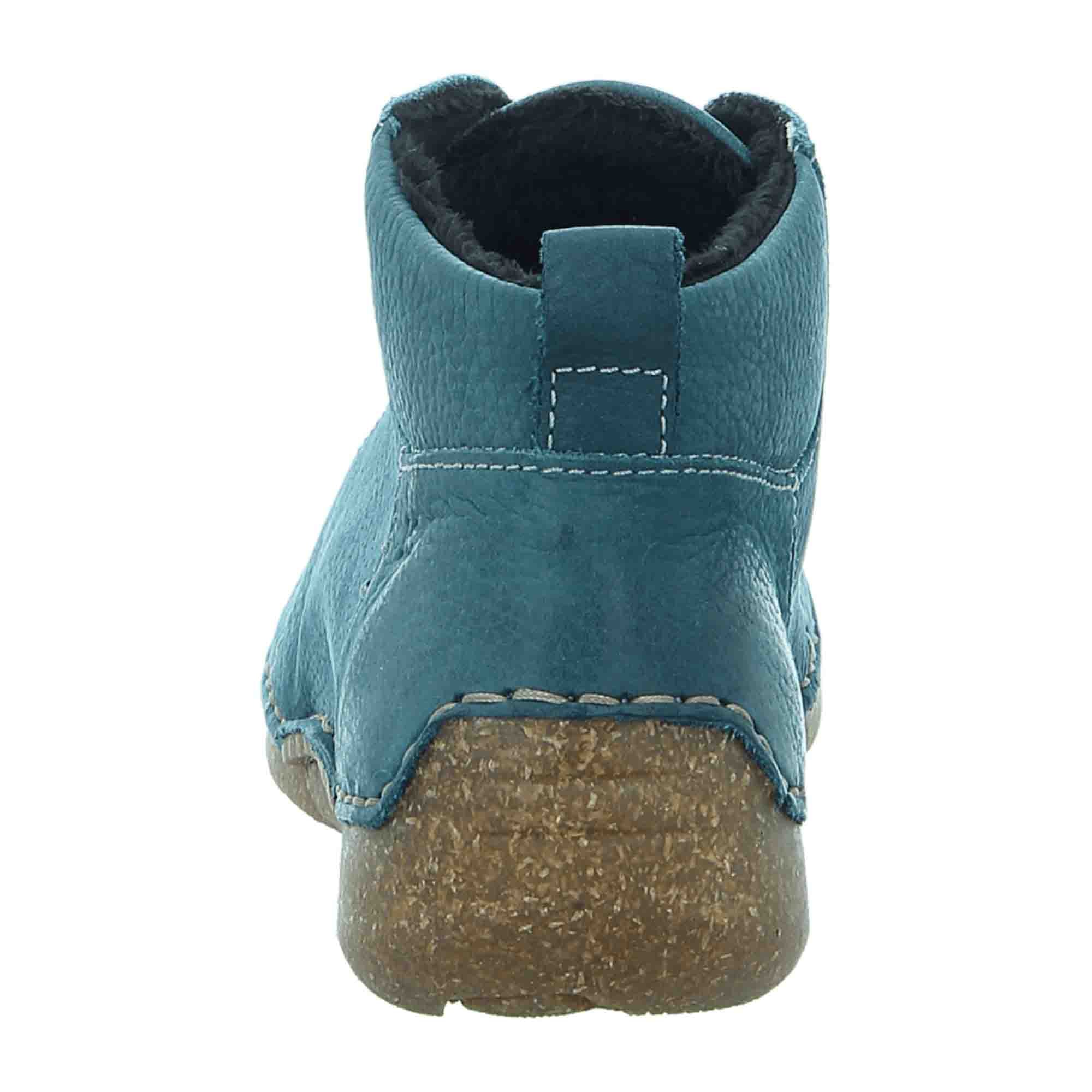 Comfortable Blue Ankle Boots for Women by Josef Seibel