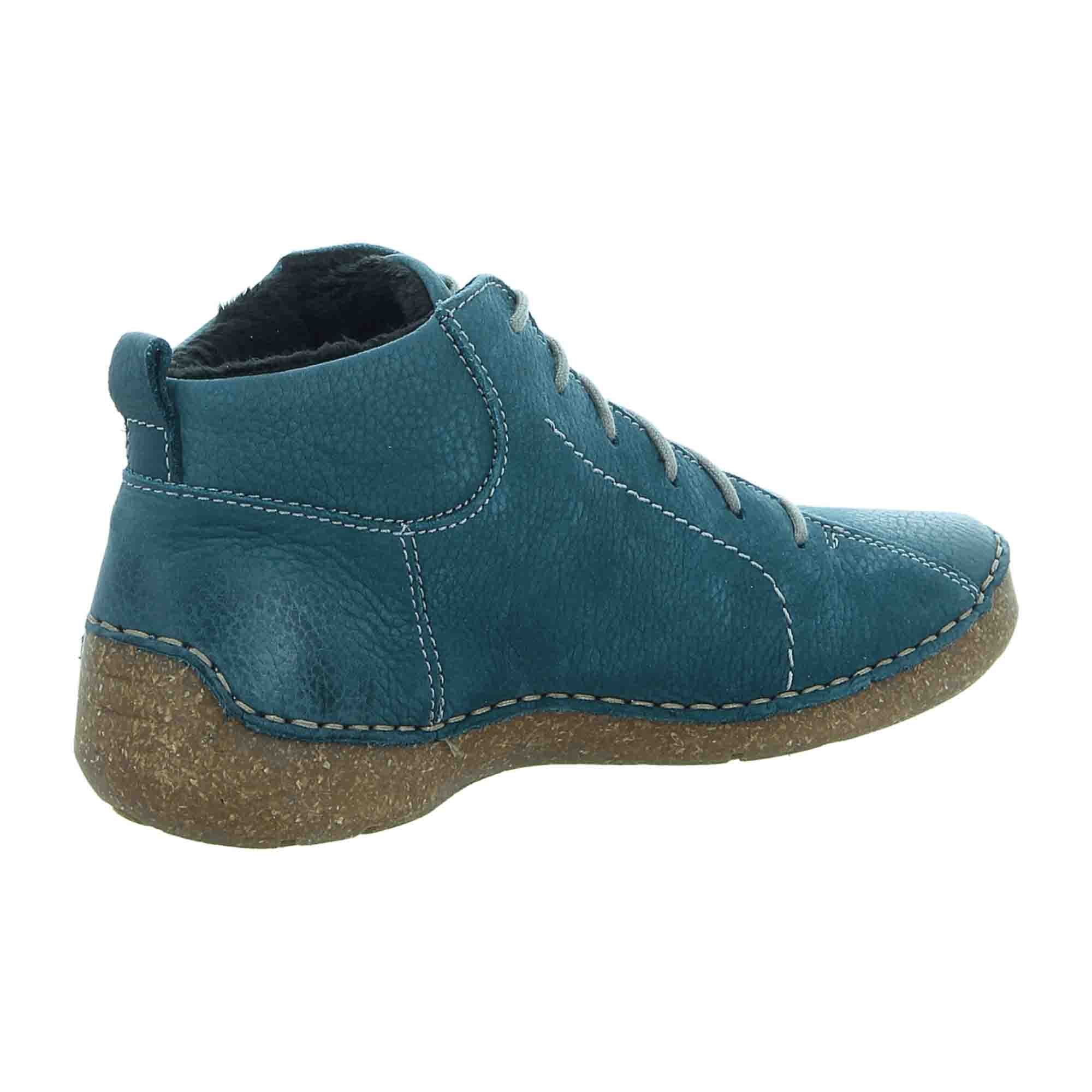 Comfortable Blue Ankle Boots for Women by Josef Seibel