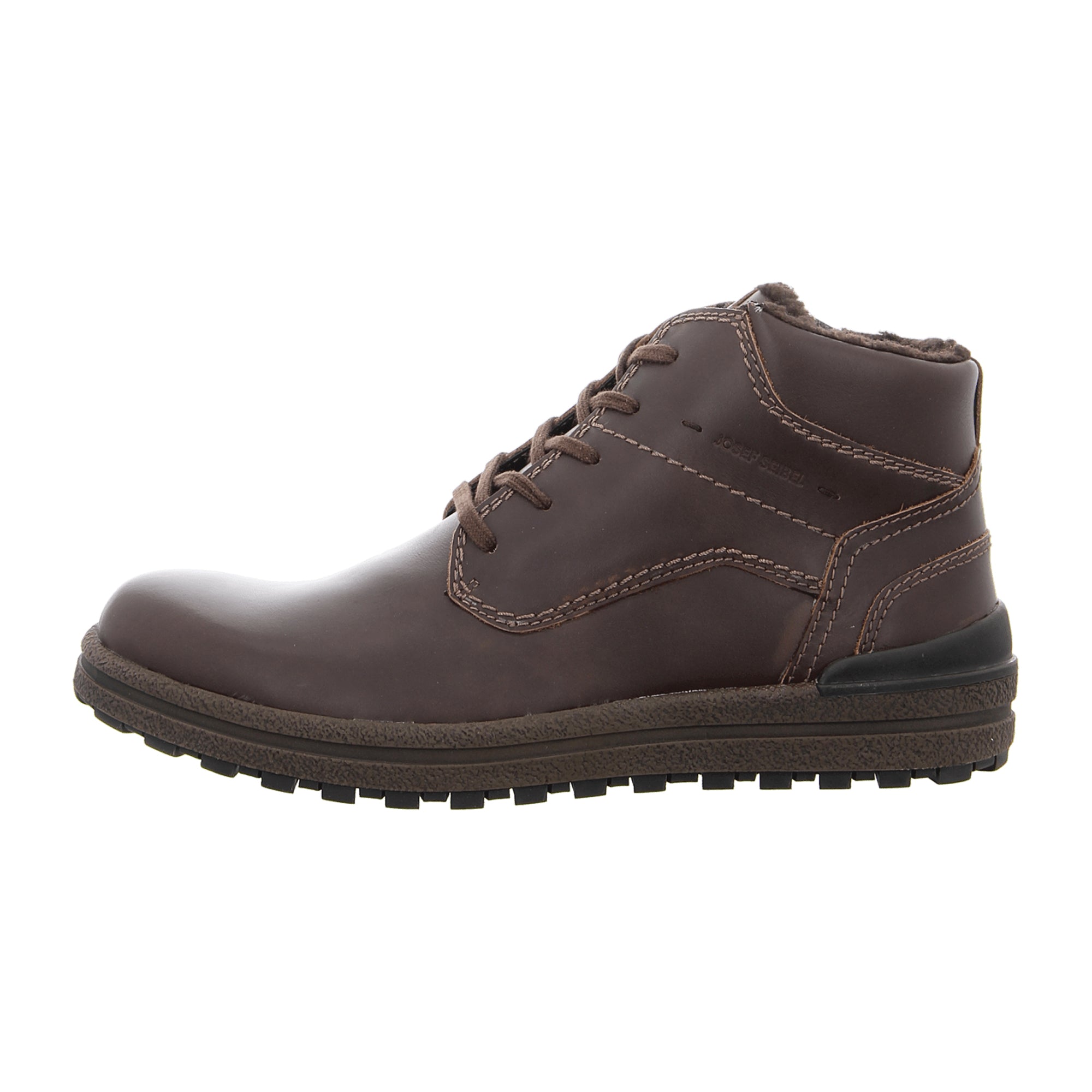 Josef Seibel Men's Brown Lace-Up Ankle Boots