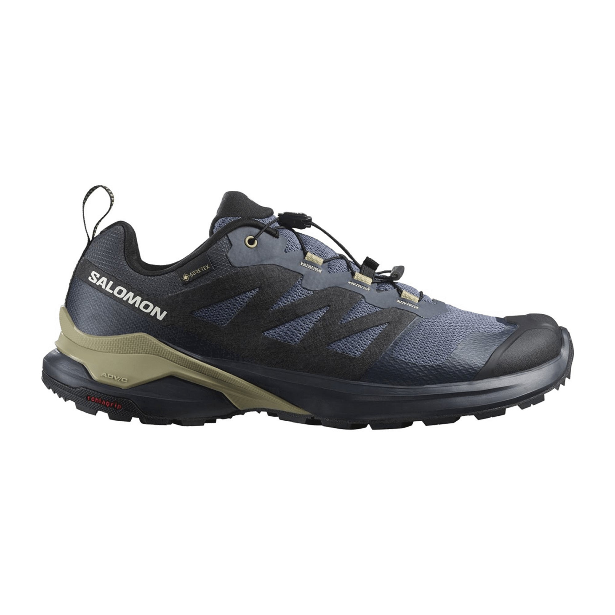 Salomon shoes X-ADVENTURE GTX Black/B for men, blue
