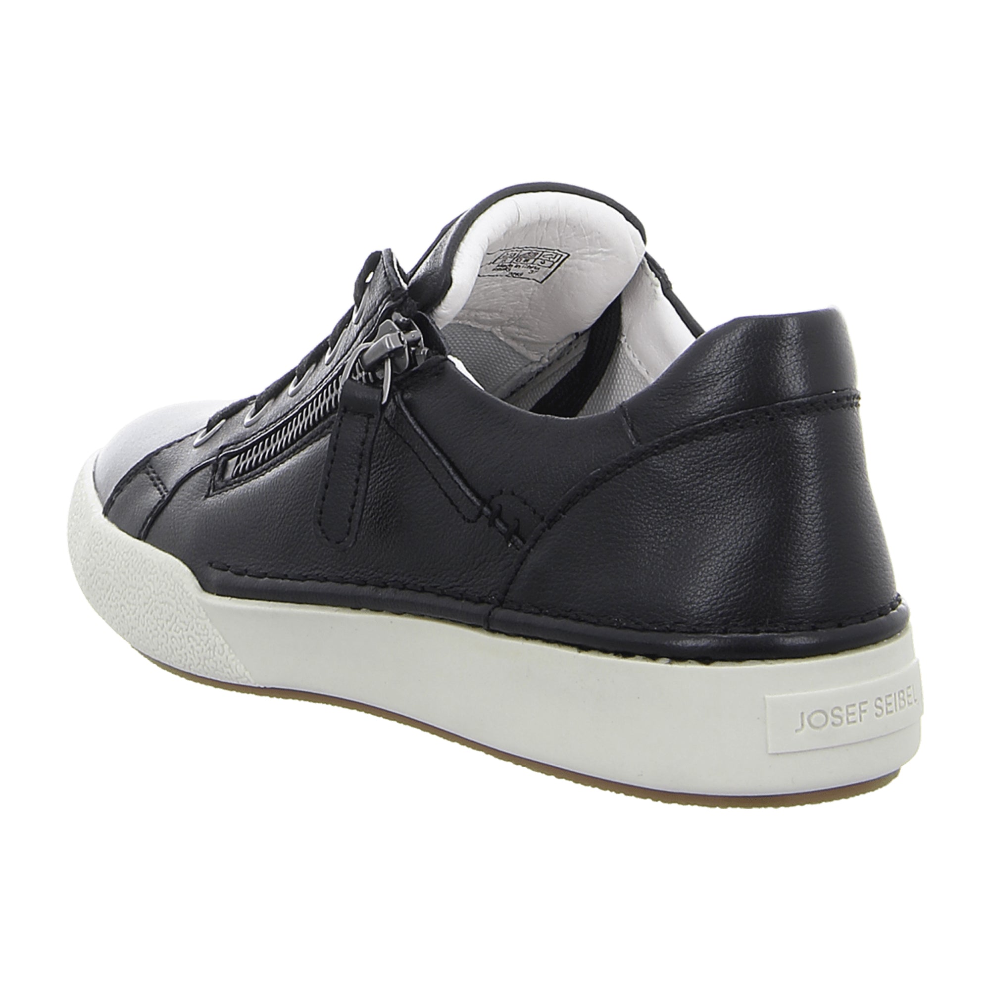 Comfortable Lace-up Shoes for Women in Black by Josef Seibel