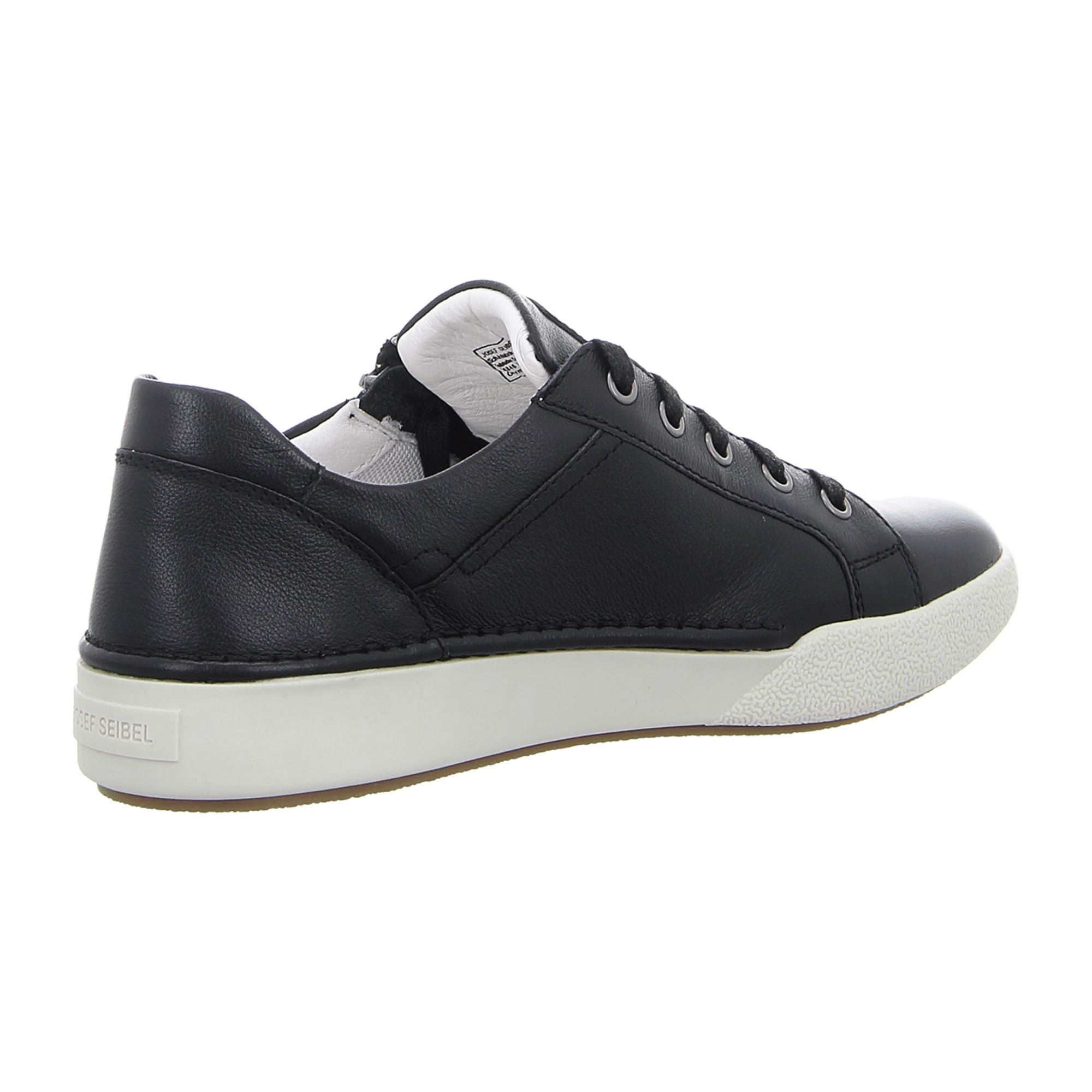 Comfortable Lace-up Shoes for Women in Black by Josef Seibel