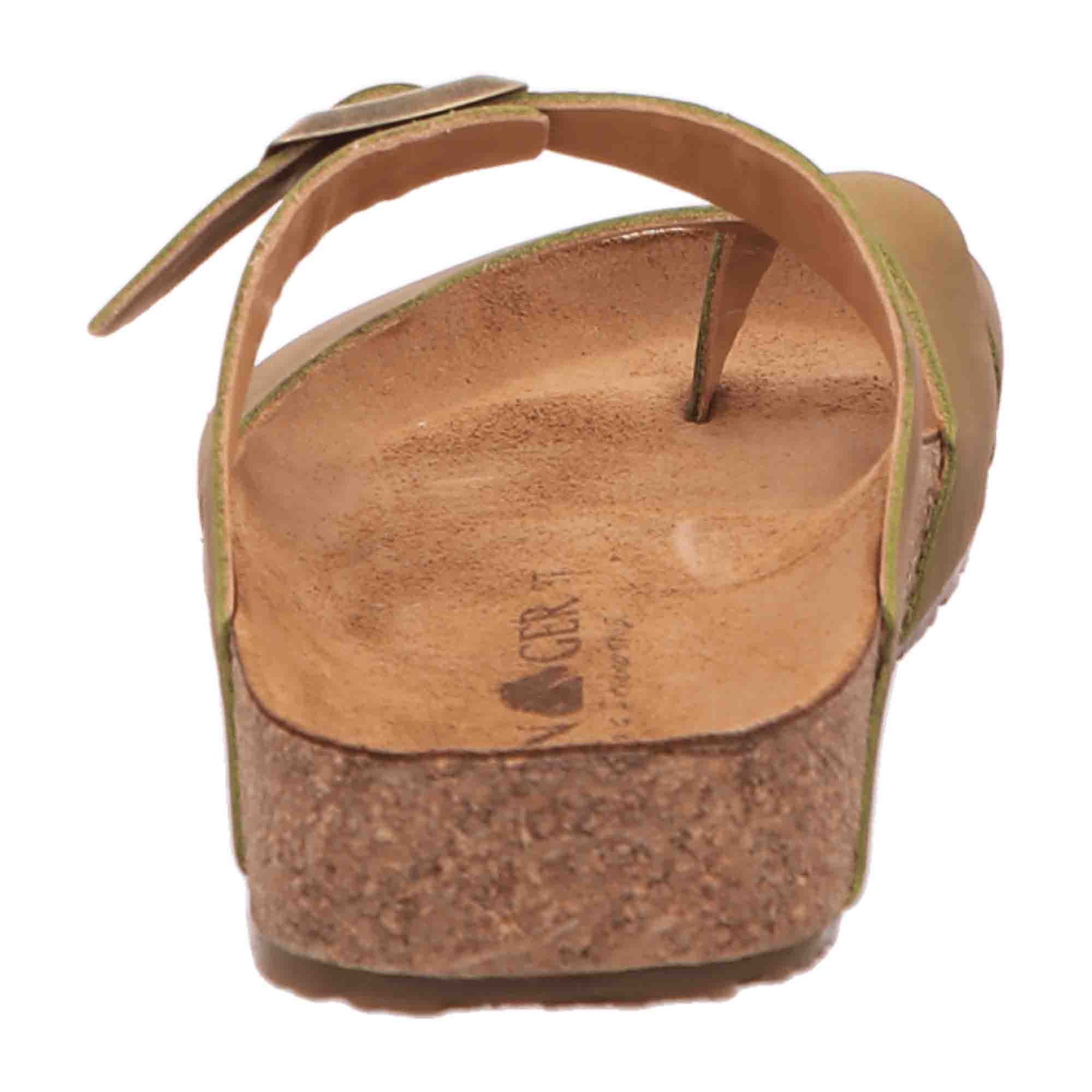 Haflinger 819079 Women's Olive Green Comfort Slippers