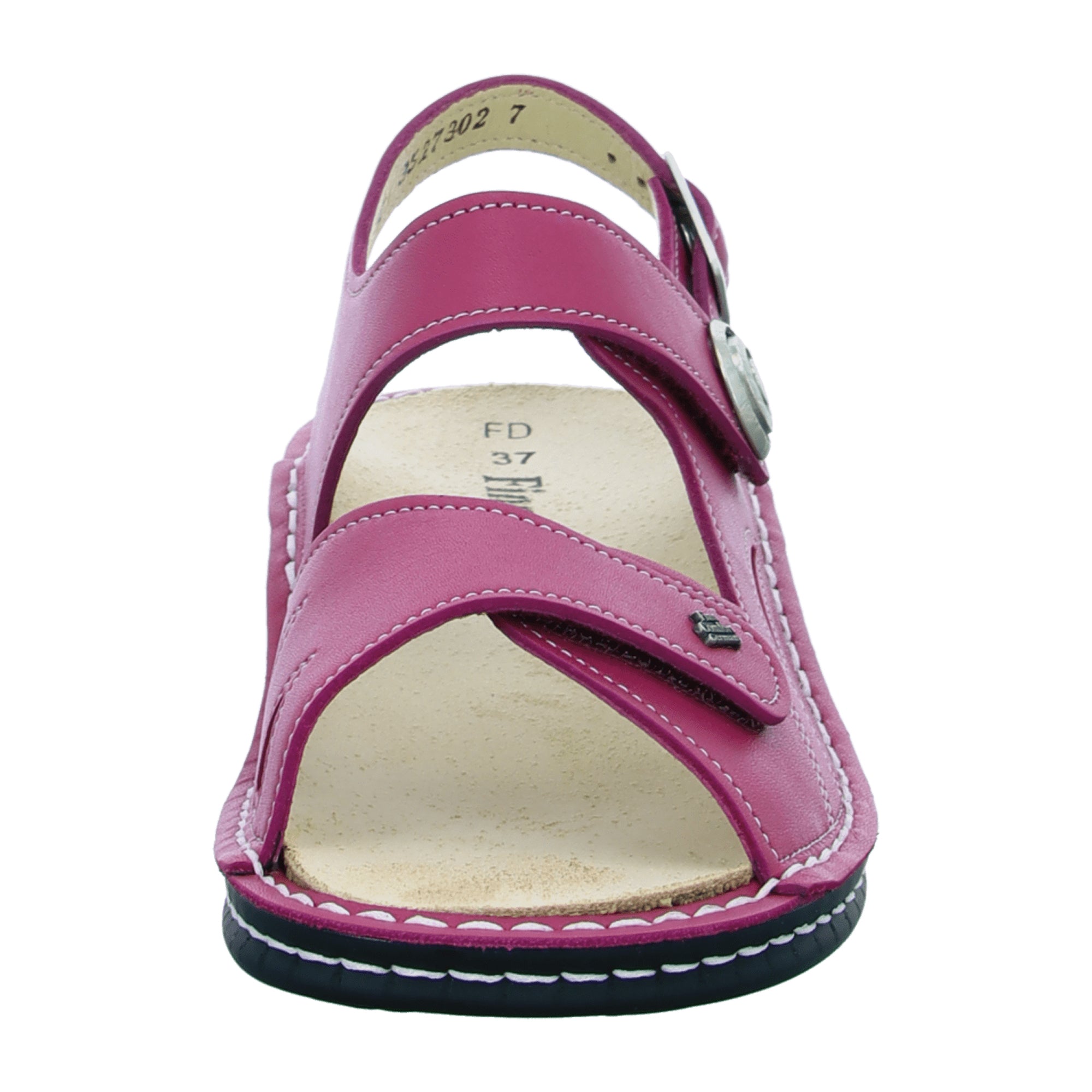 Finn Comfort Denia Women's Comfortable Slip-On Shoes, Vibrant Pink