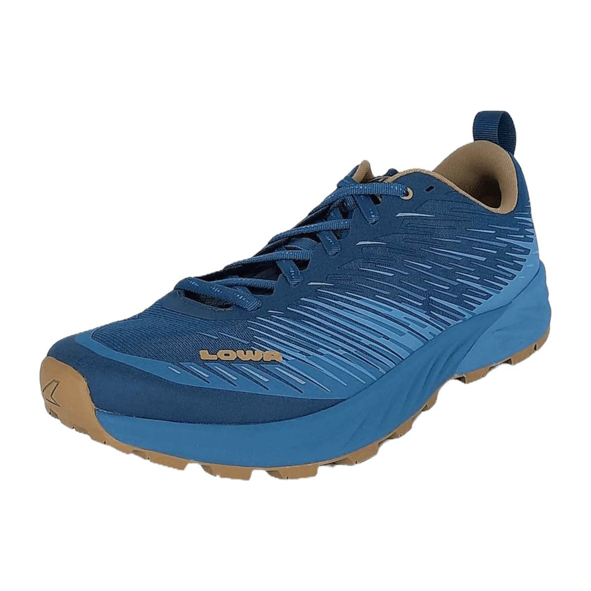 LOWA AMPLUX Men's Trail Running Shoes Blue Faux Leather