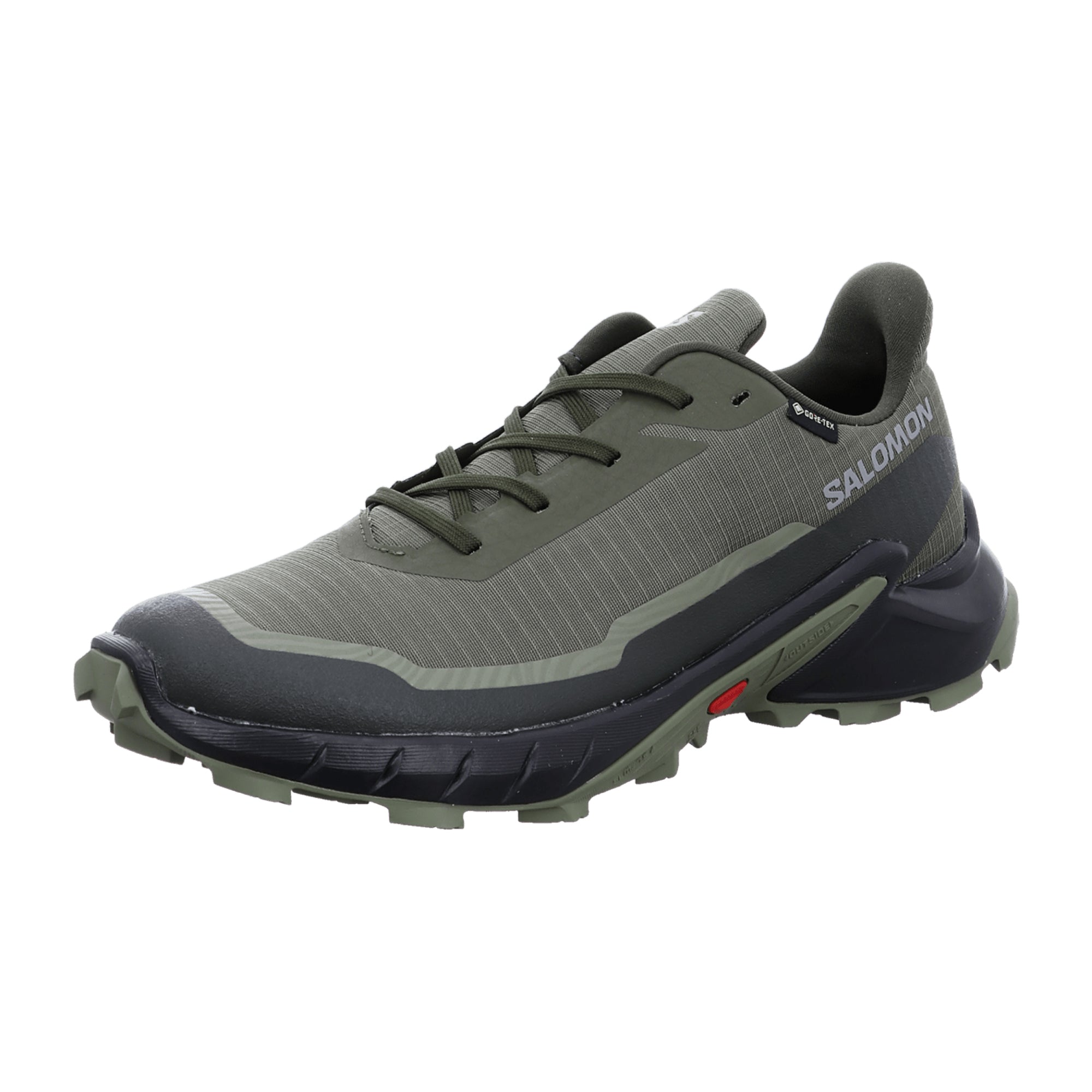 Salomon Alphacross 5 GTX for men, olive, shoes