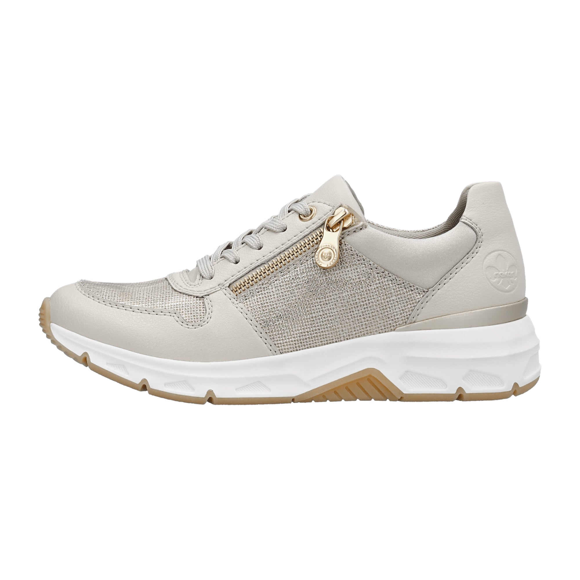 Rieker FSK Women's Beige Loafers Comfortable Casual Shoes