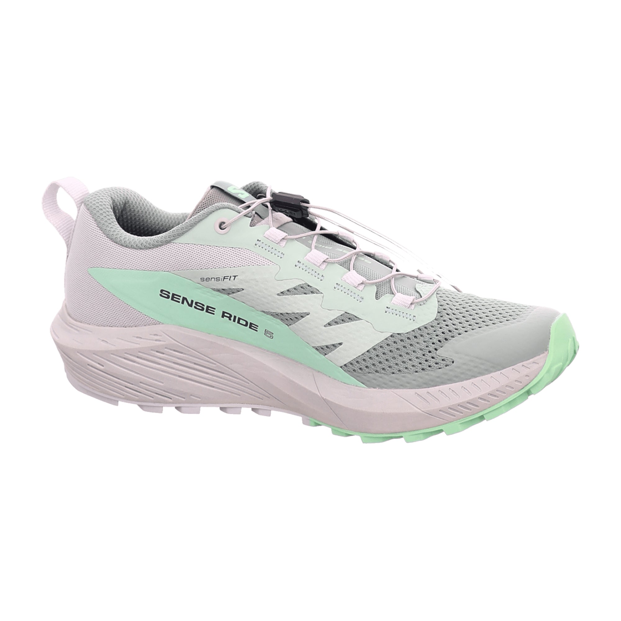Salomon Sense Ride 5 for women, green, shoes
