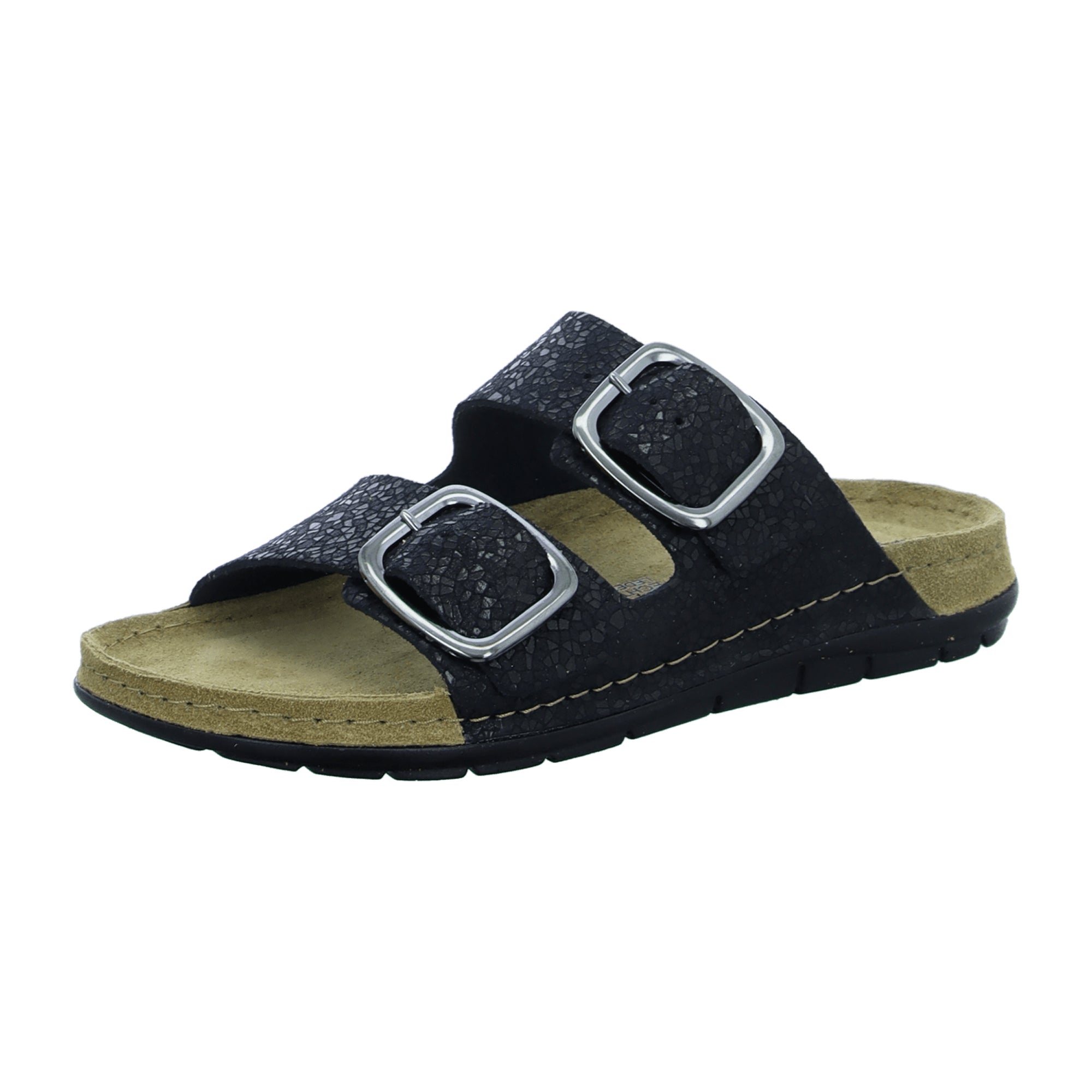Rohde Classic Black Women's Slip-On Sandals Comfortable Footwear