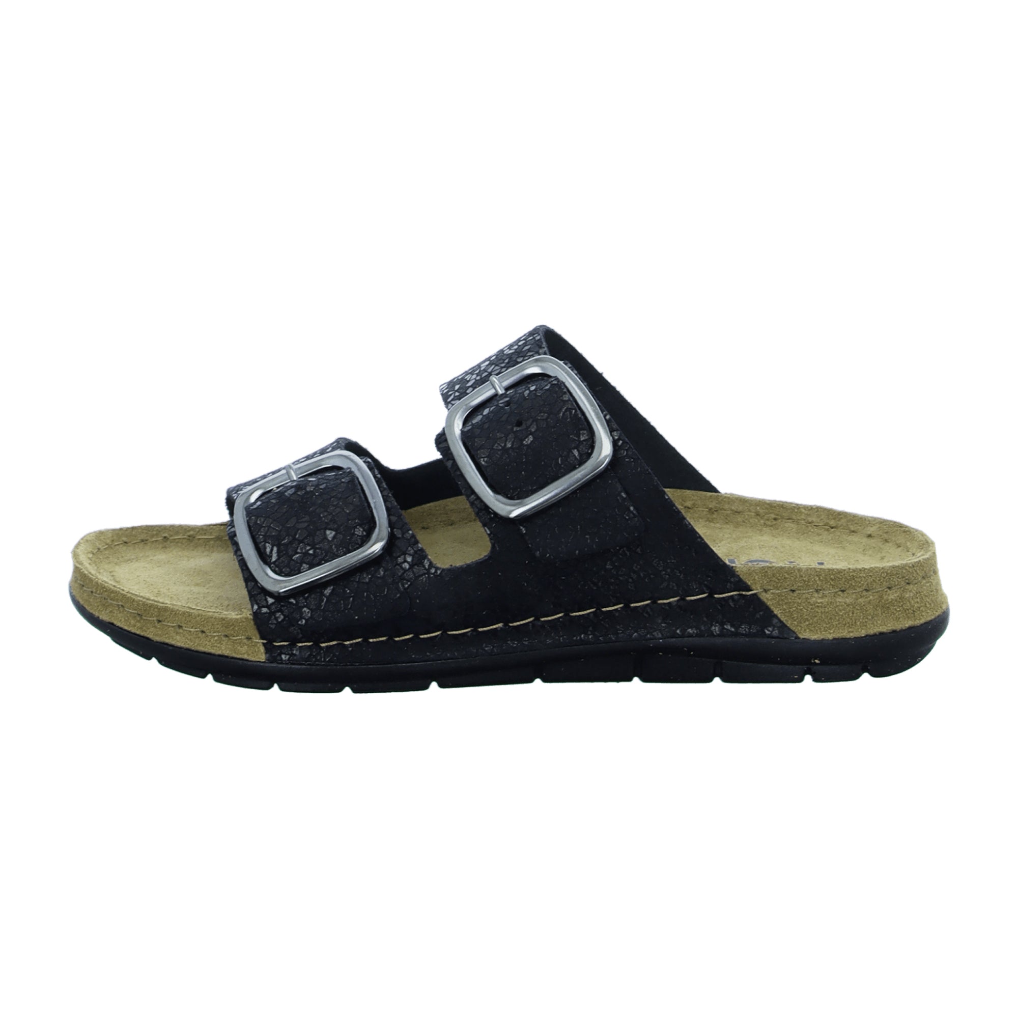 Rohde Classic Black Women's Slip-On Sandals Comfortable Footwear