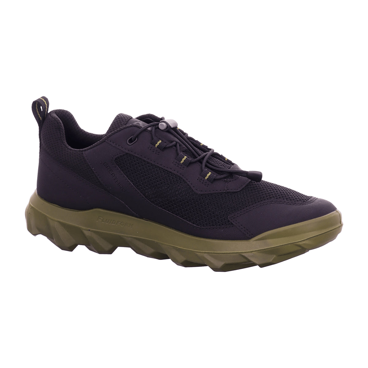 Ecco MX Men's Sneakers Black/Green - Durable Fashion Sneakers for Men - Style 820264 - Bartel-Shop