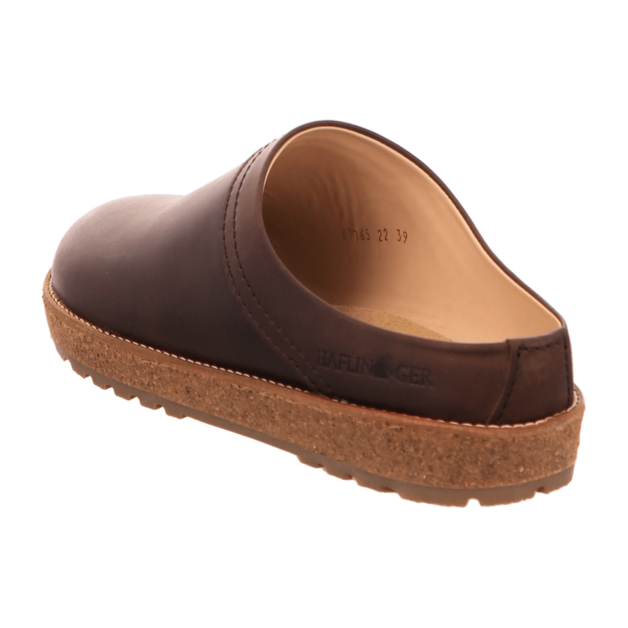 Haflinger Travel-Classic Men’s Brown Clogs – Durable & Stylish Leather Footwear