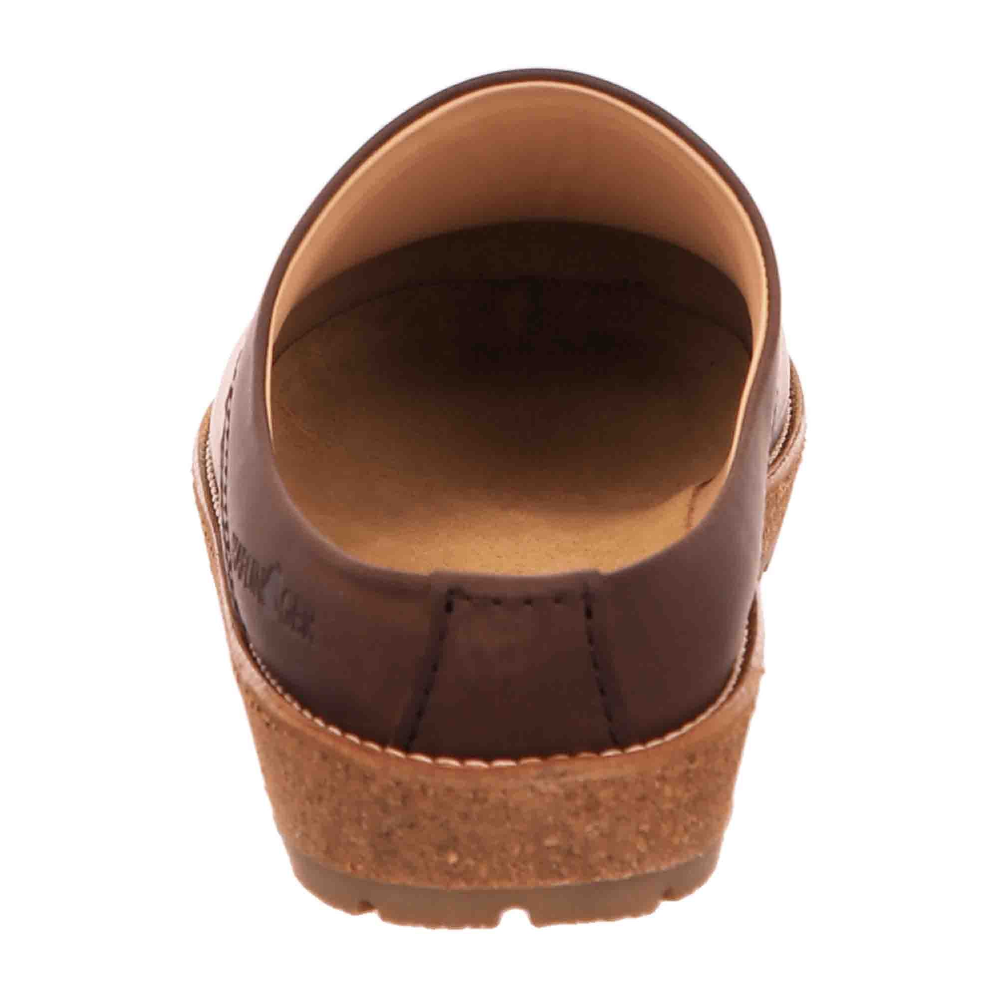 Haflinger Travel-Classic Men’s Brown Clogs – Durable & Stylish Leather Footwear