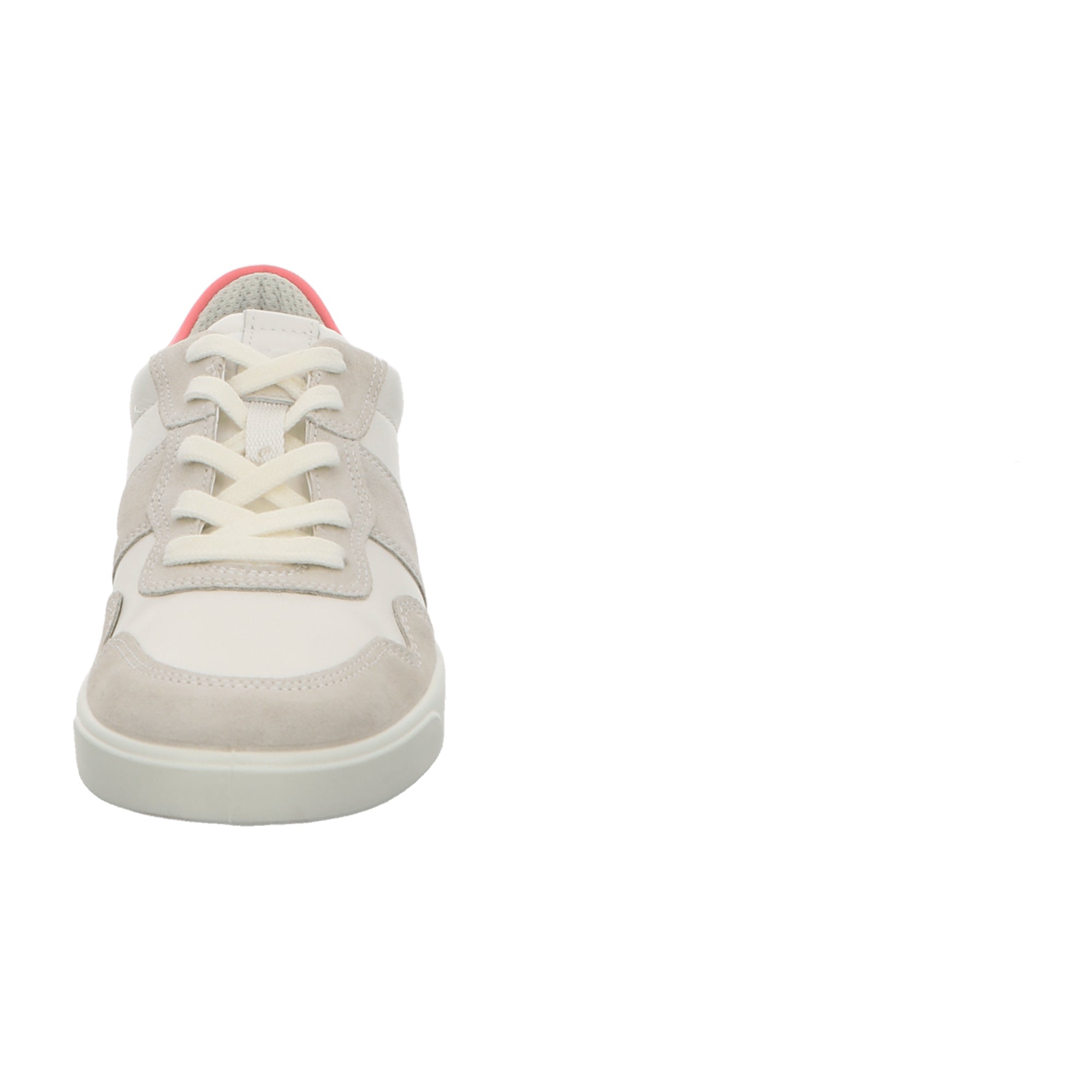 Ecco Street Lite Women's White Nubuck Sneakers - Durable Lightweight Casual Shoes