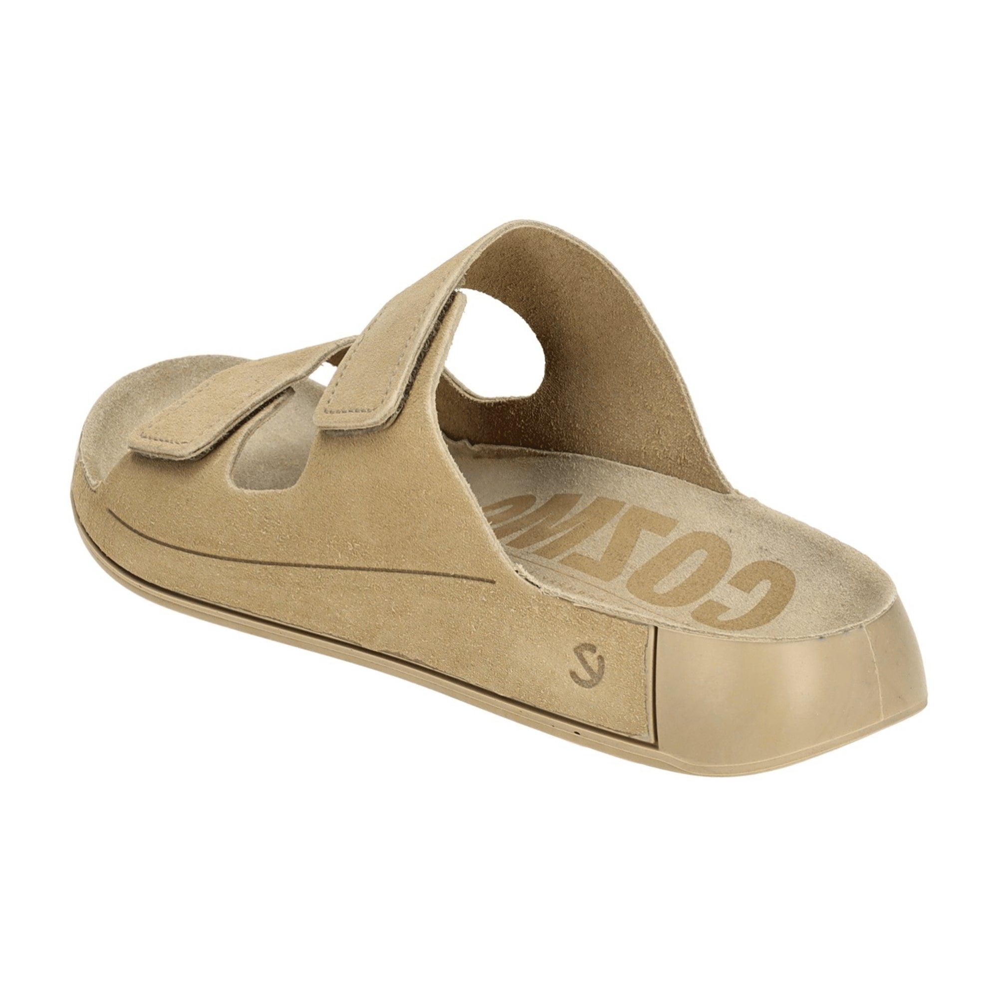Ecco Cozmo Men's Beige Sandals with Velcro Strap – Durable & Stylish Footwear for Men - Bartel-Shop