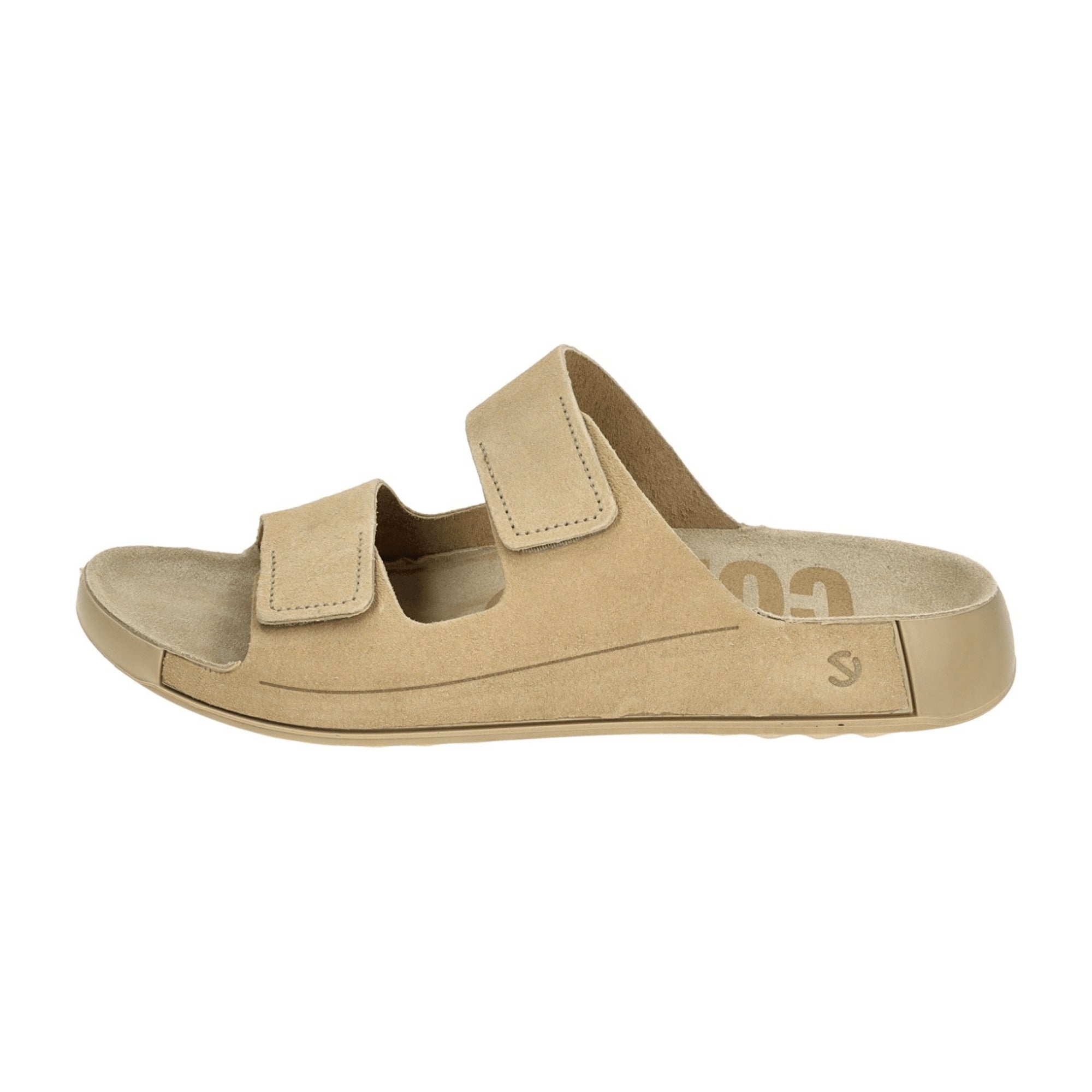 Ecco Cozmo Men's Beige Sandals with Velcro Strap – Durable & Stylish Footwear for Men - Bartel-Shop