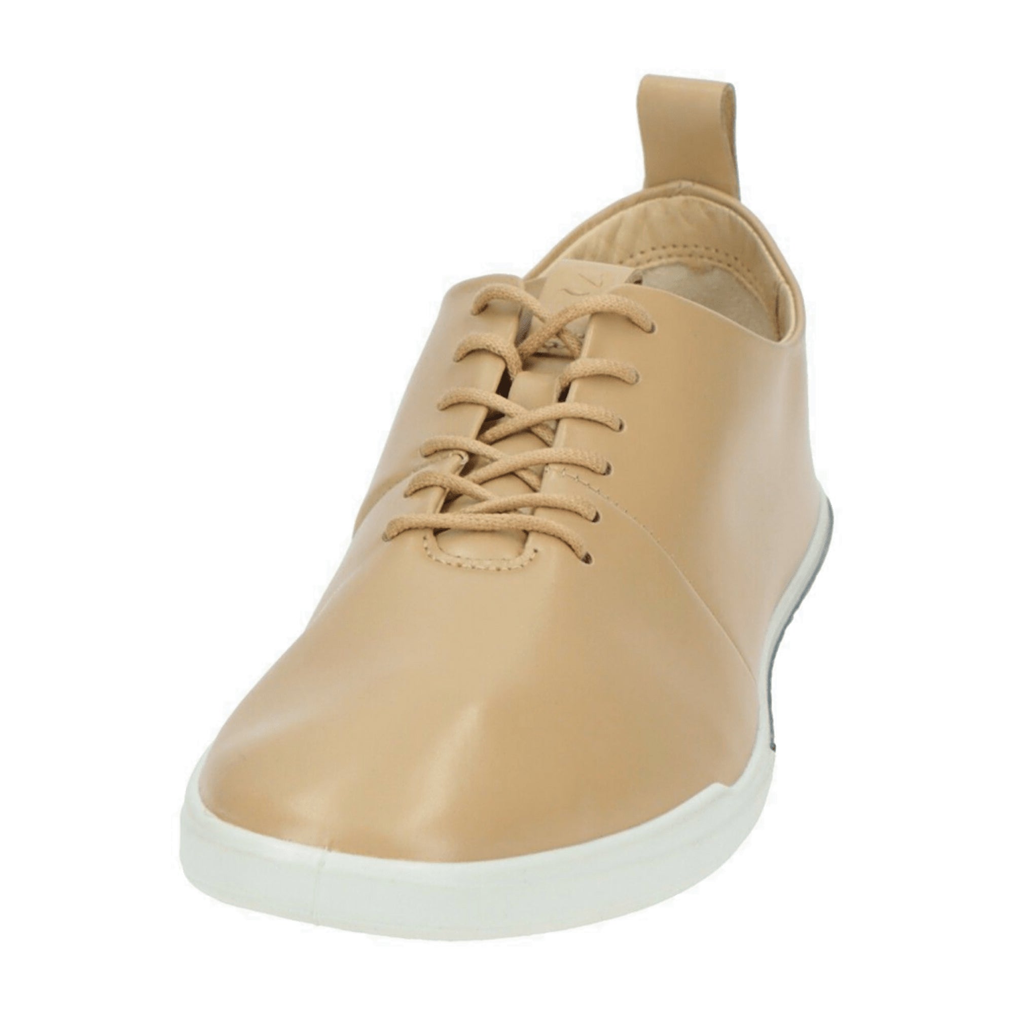 Ecco Simpil 2 Women's Beige Lace-Up Shoes - Stylish & Durable Footwear