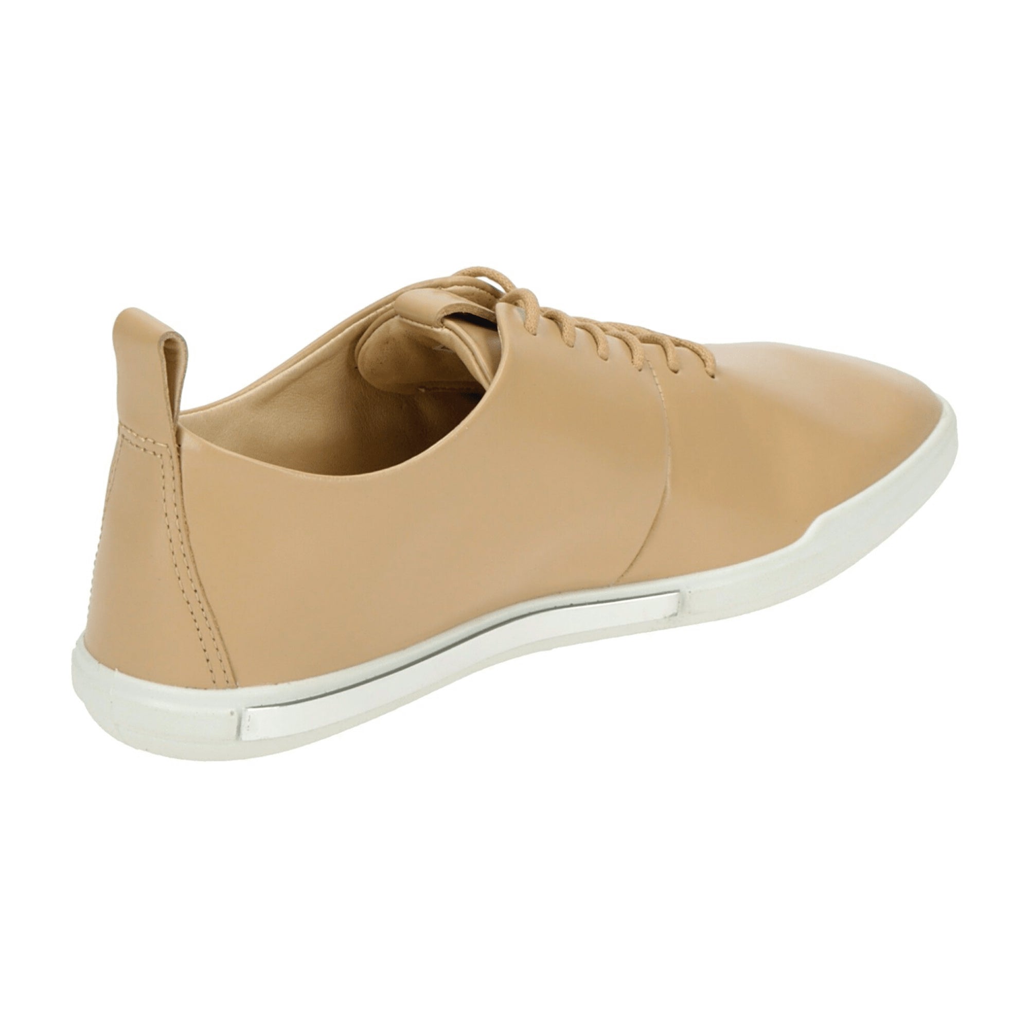 Ecco Simpil 2 Women's Beige Lace-Up Shoes - Stylish & Durable Footwear