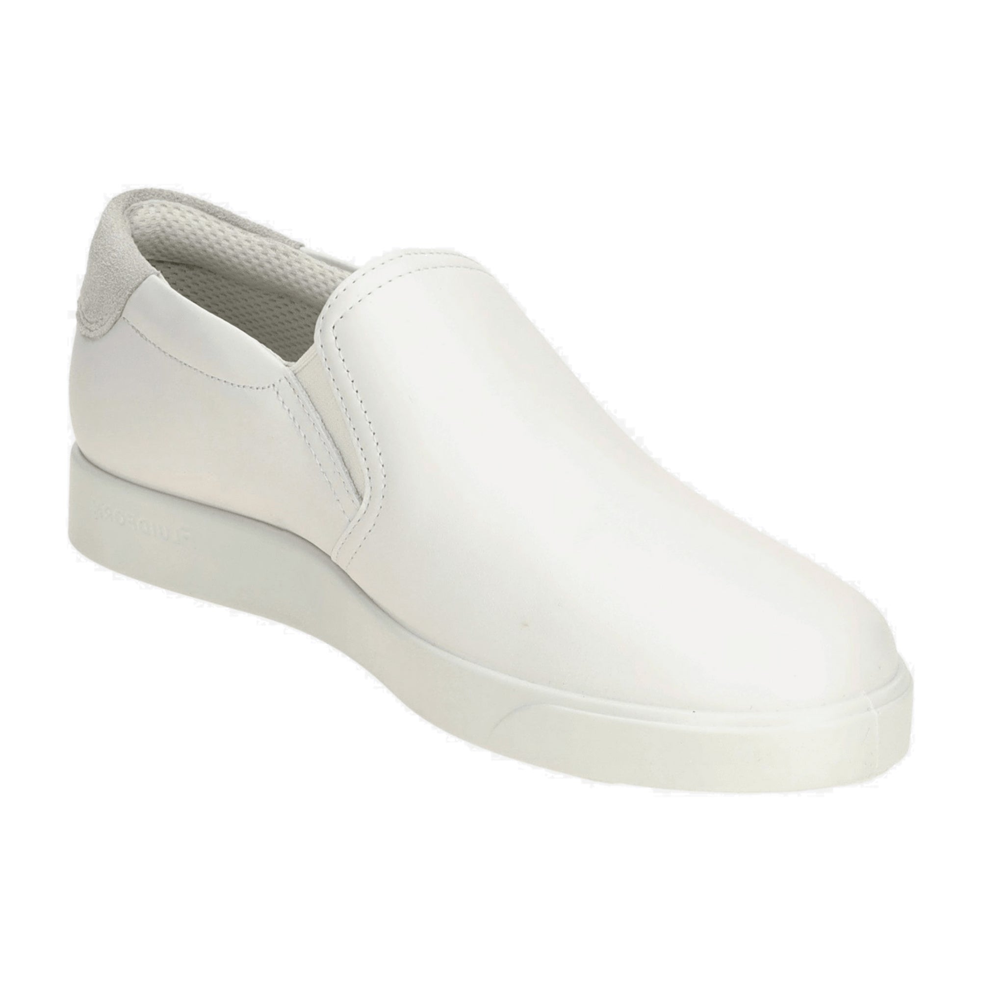 Ecco Street Lite Men's Slip-On Shoes - Durable Stylish Sneakers in Off-White/White
