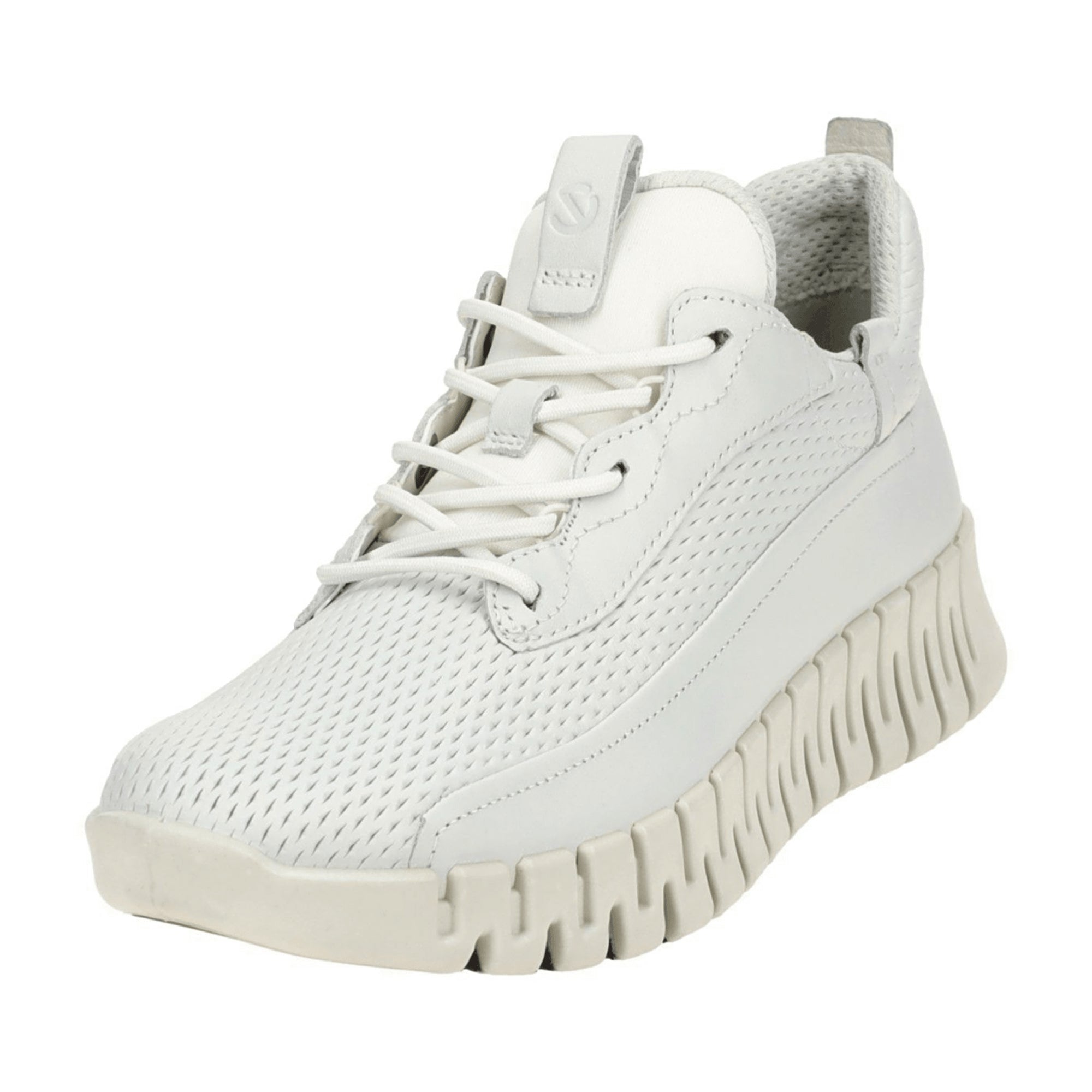 Ecco Gruuv Women's White Sneakers | Stylish & Durable Ladies Footwear - Model 218223