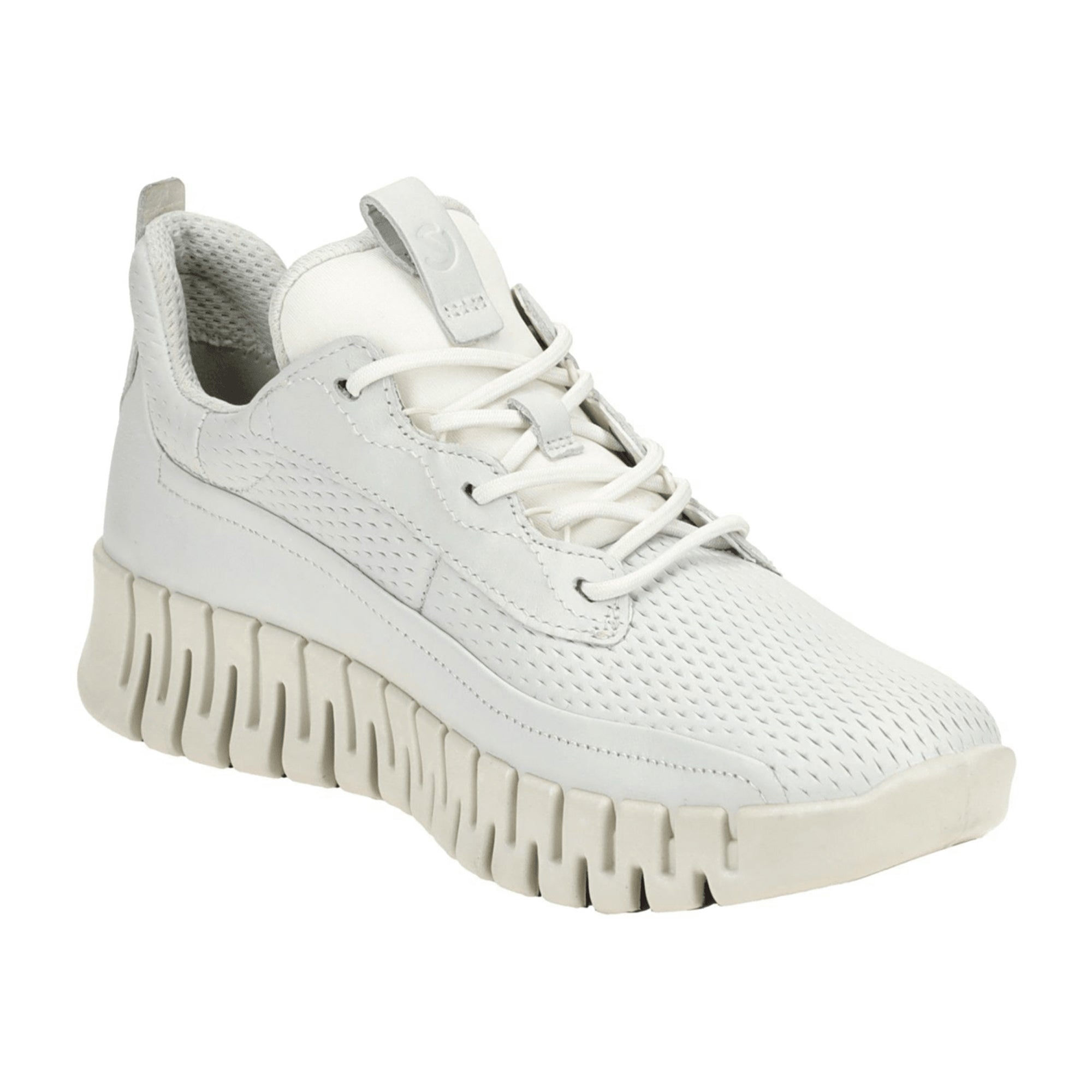 Ecco Gruuv Women's White Sneakers | Stylish & Durable Ladies Footwear - Model 218223