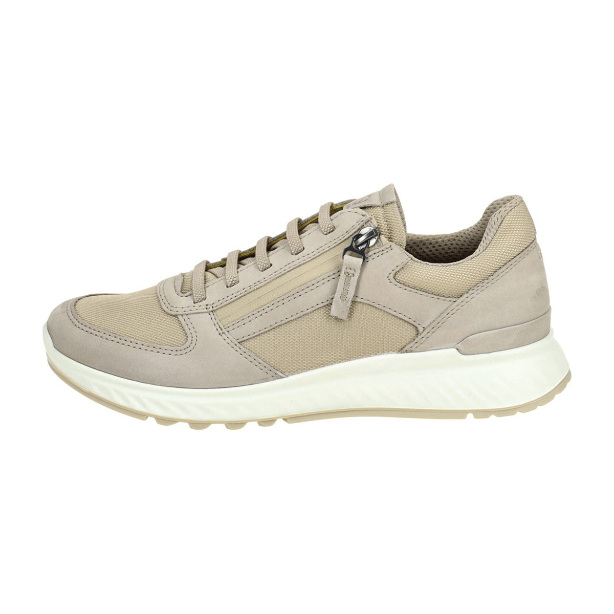 Ecco Exostride Zip Women's Shoes - Durable Urban Walking Sneakers, Grey and Rose for Style and Comfort - Bartel-Shop