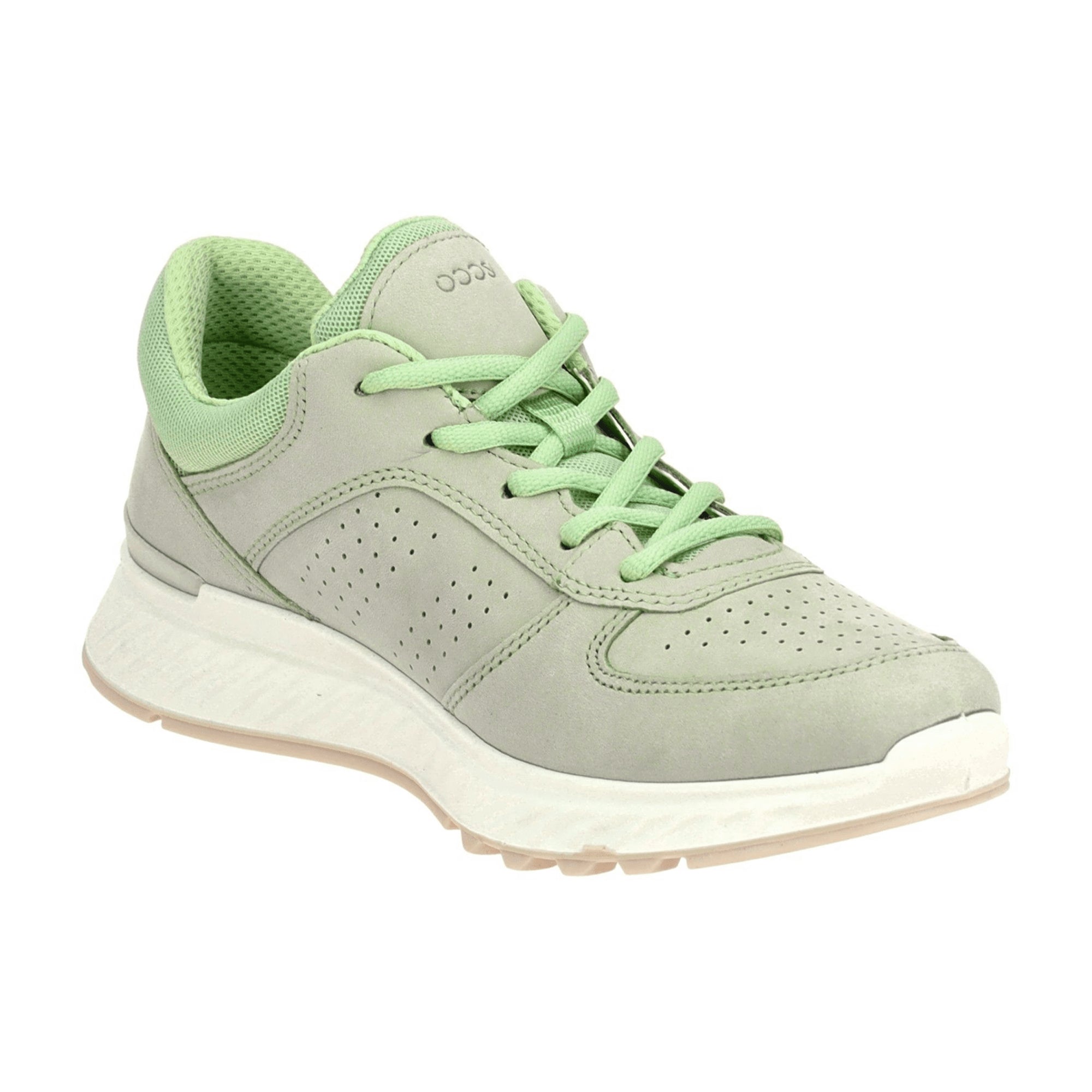 Ecco Exostride Women's Matcha Green Walking Shoes - Durable & Stylish (Model 835313)
