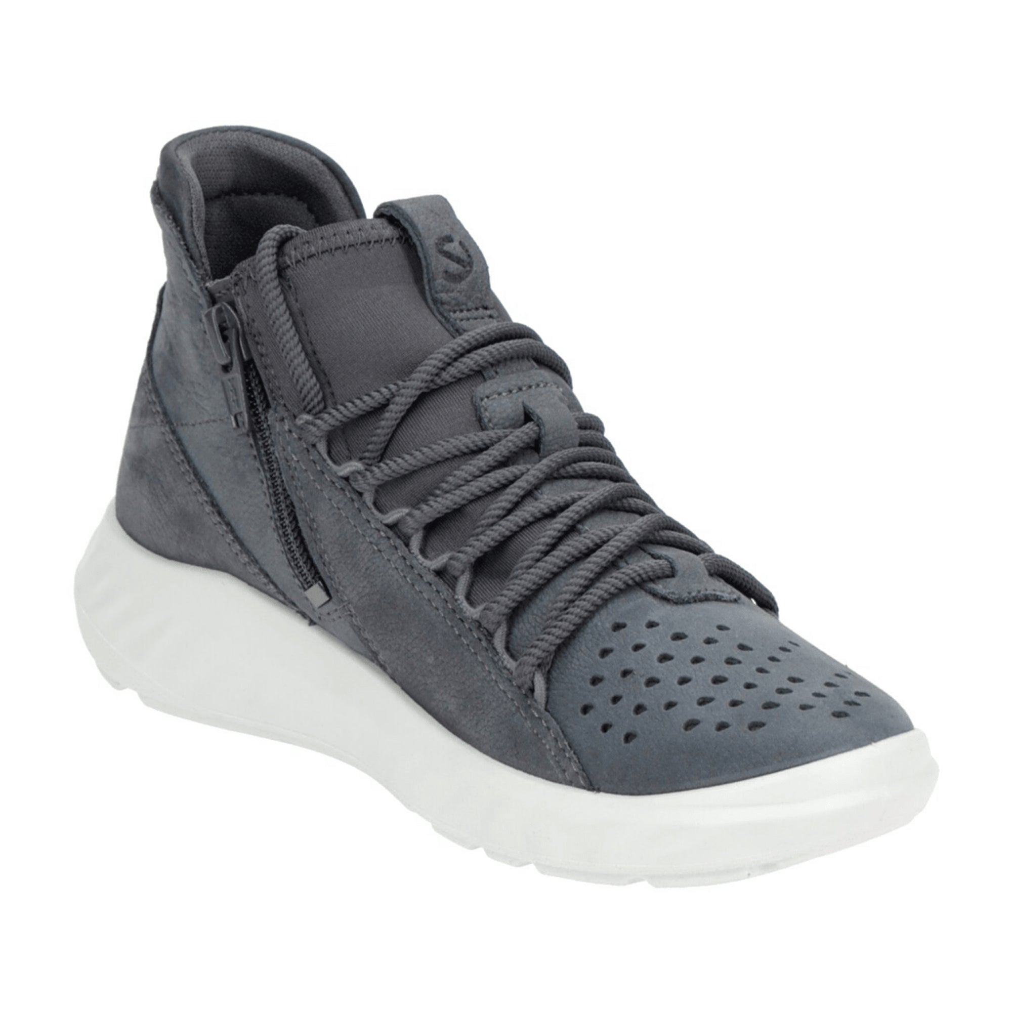 Ecco Kids Grey Durable Sneakers for Children