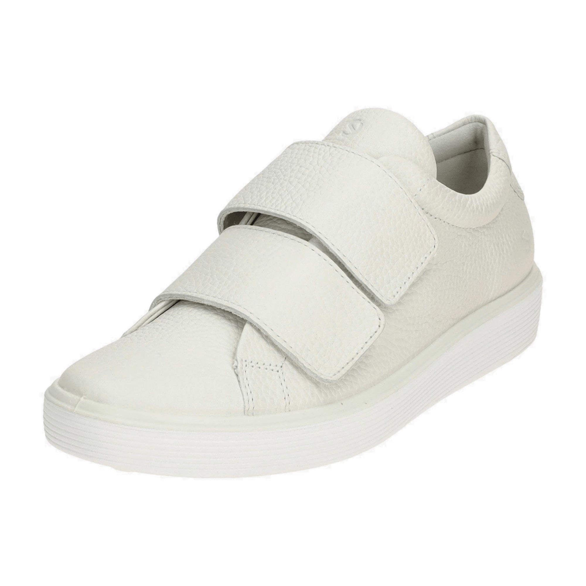 Ecco Soft 60 Women's White Slip-On Shoes with Velcro Closure - Stylish & Comfortable