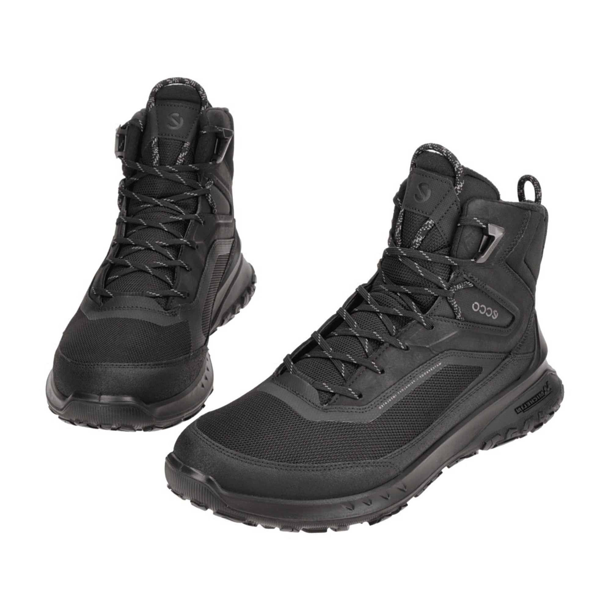 ECCO Men's Ult-Trn Green and Black Waterproof Boots with PrimaLoft - Durable & Stylish - 824314 - Bartel-Shop