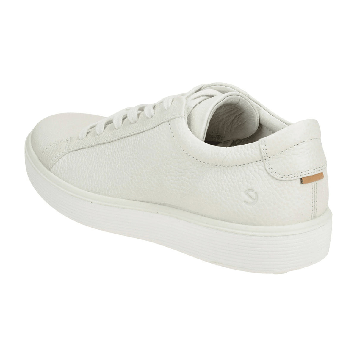 Ecco Soft 60 M Men's White Leather Sneakers | Stylish & Durable - Bartel-Shop