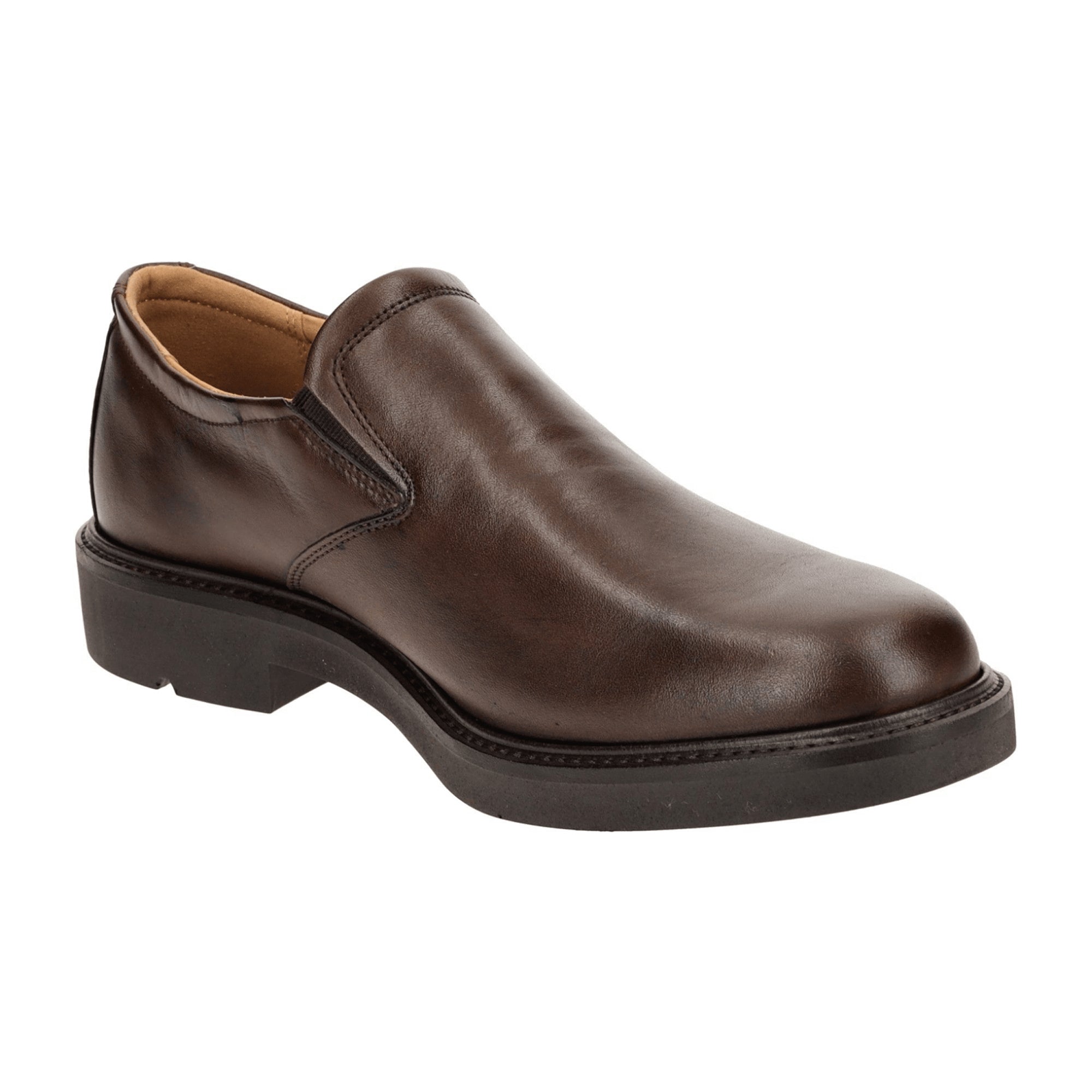 Ecco Metropole London Men's Brown Business Slip-On Shoes 525624 - Stylish & Comfortable