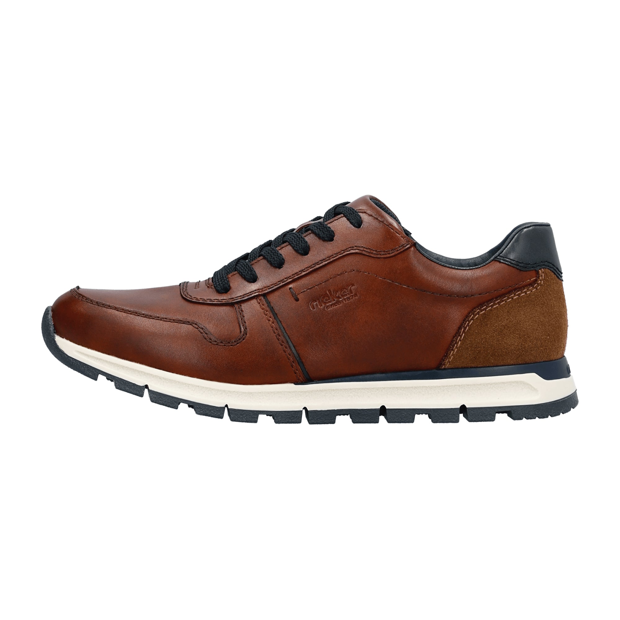 Rieker Men's Brown Leather Casual Shoes
