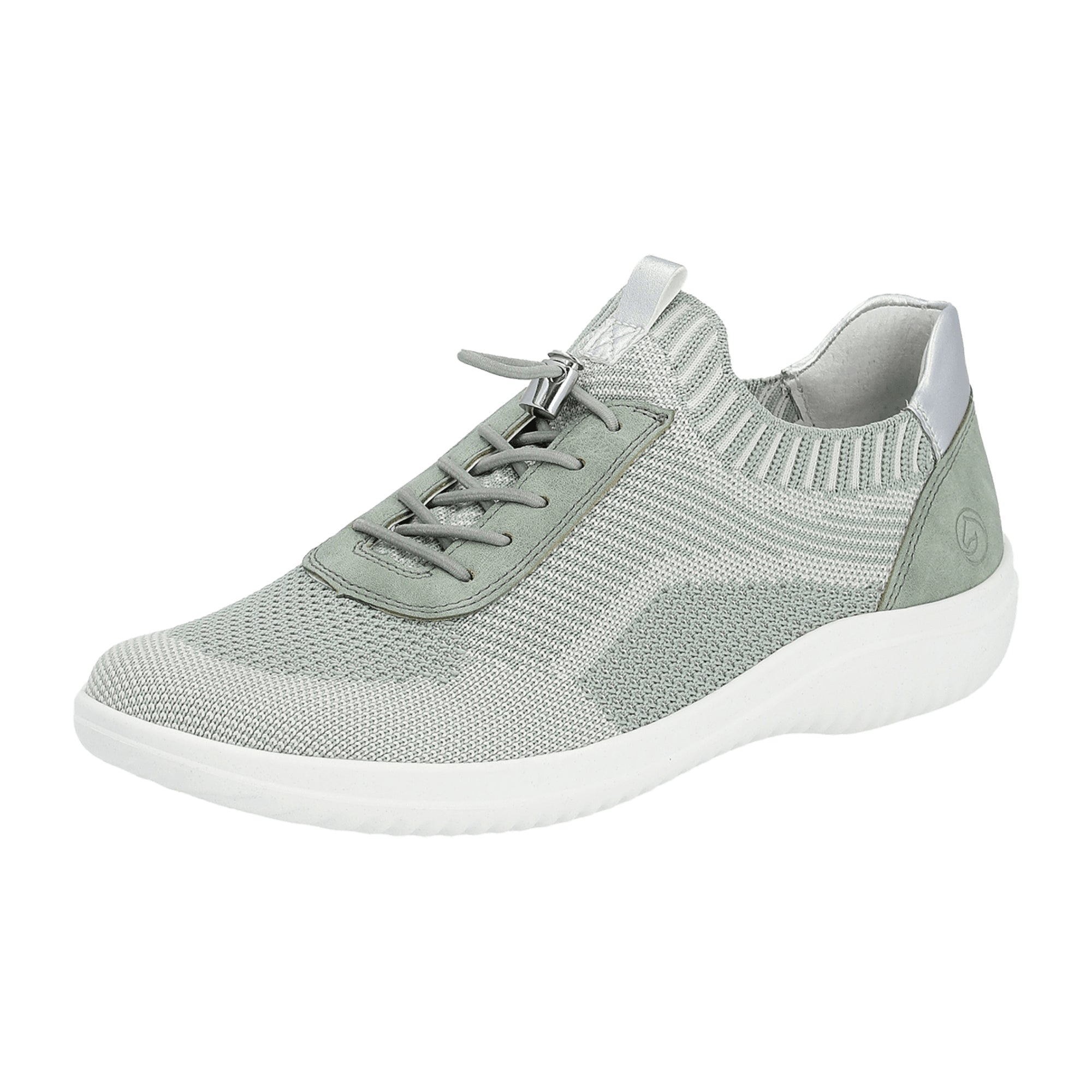 Remonte FS Women's Gray Casual Shoes Textiles Flat 4cm Heel Comfortable Fit