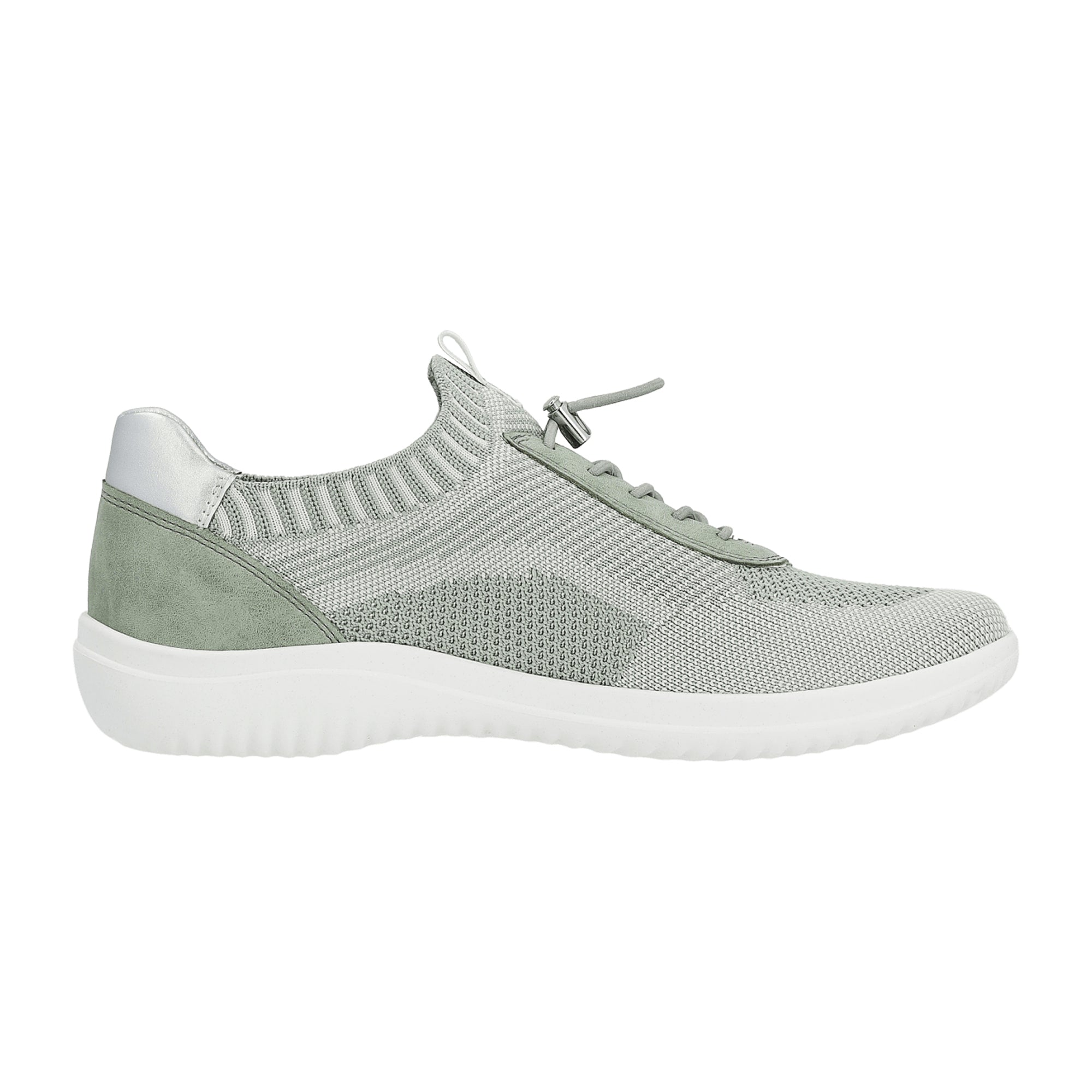 Remonte FS Women's Gray Casual Shoes Textiles Flat 4cm Heel Comfortable Fit